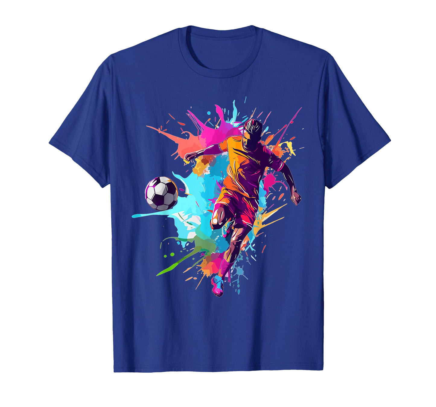 Soccer player Paint splash T-Shirt