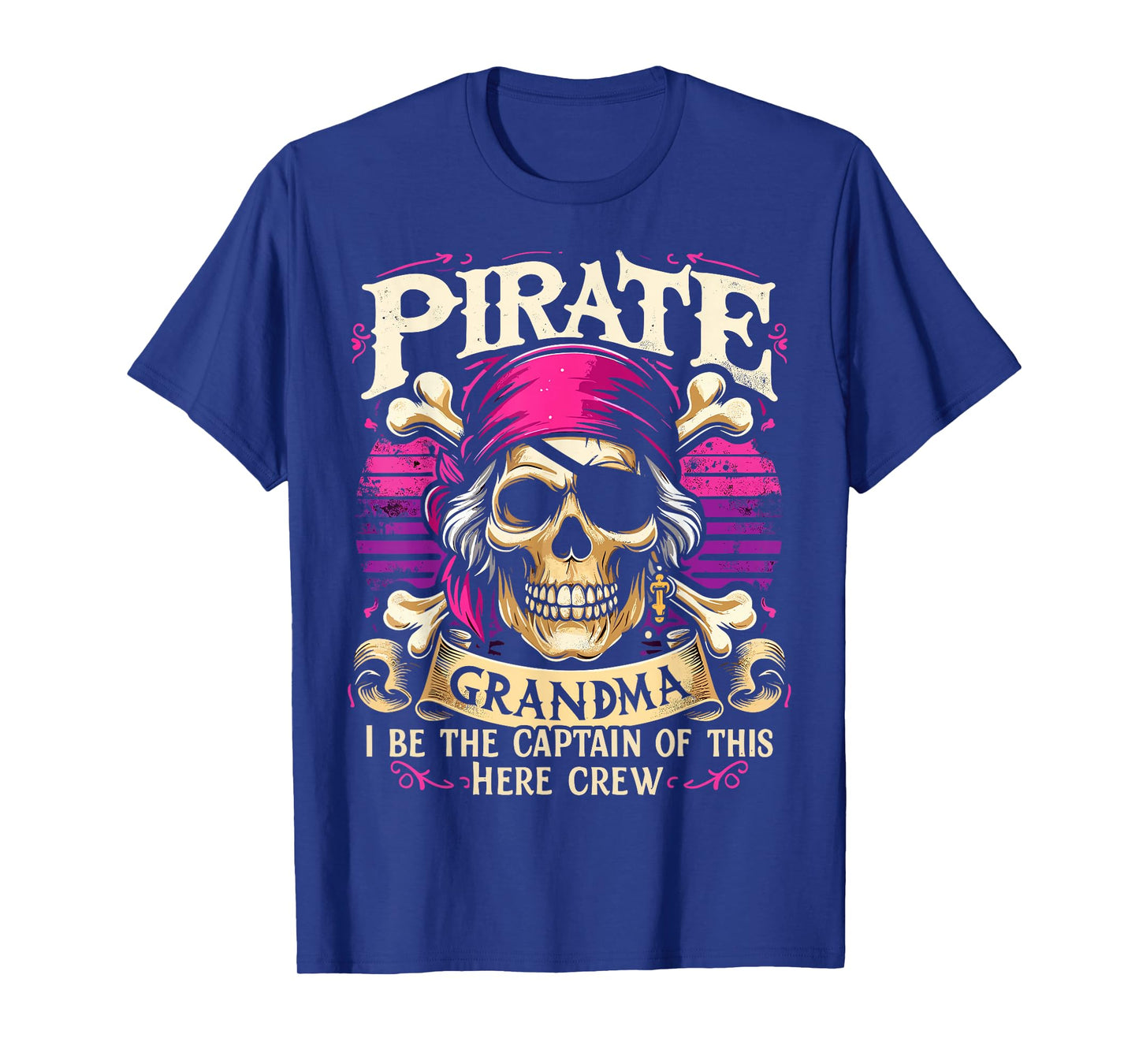 Pirate Grandma Funny Captain Pirate T-Shirt