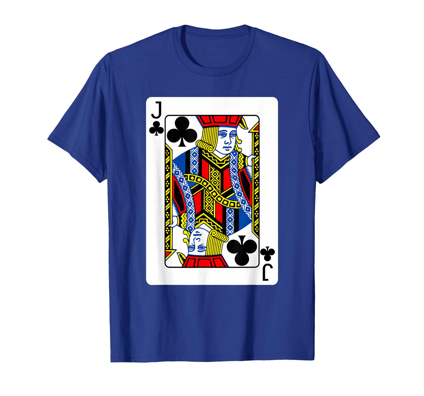 Jacks Of Clubs Playing Card Group Costume Poker Player T-Shirt