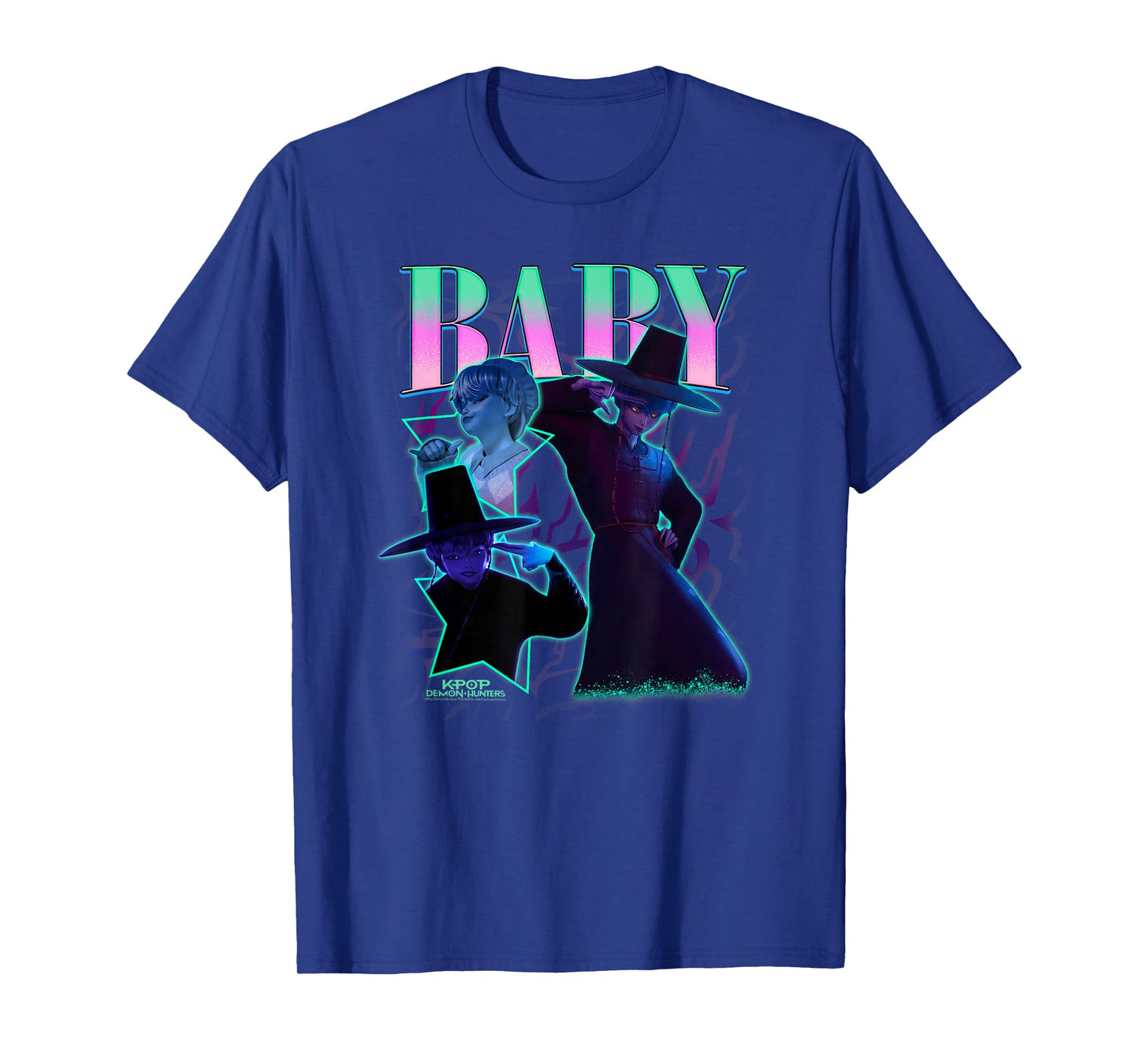 Kpop Demon Hunters Halloween Baby Showcase Y2K Style Poster T-Shirt
