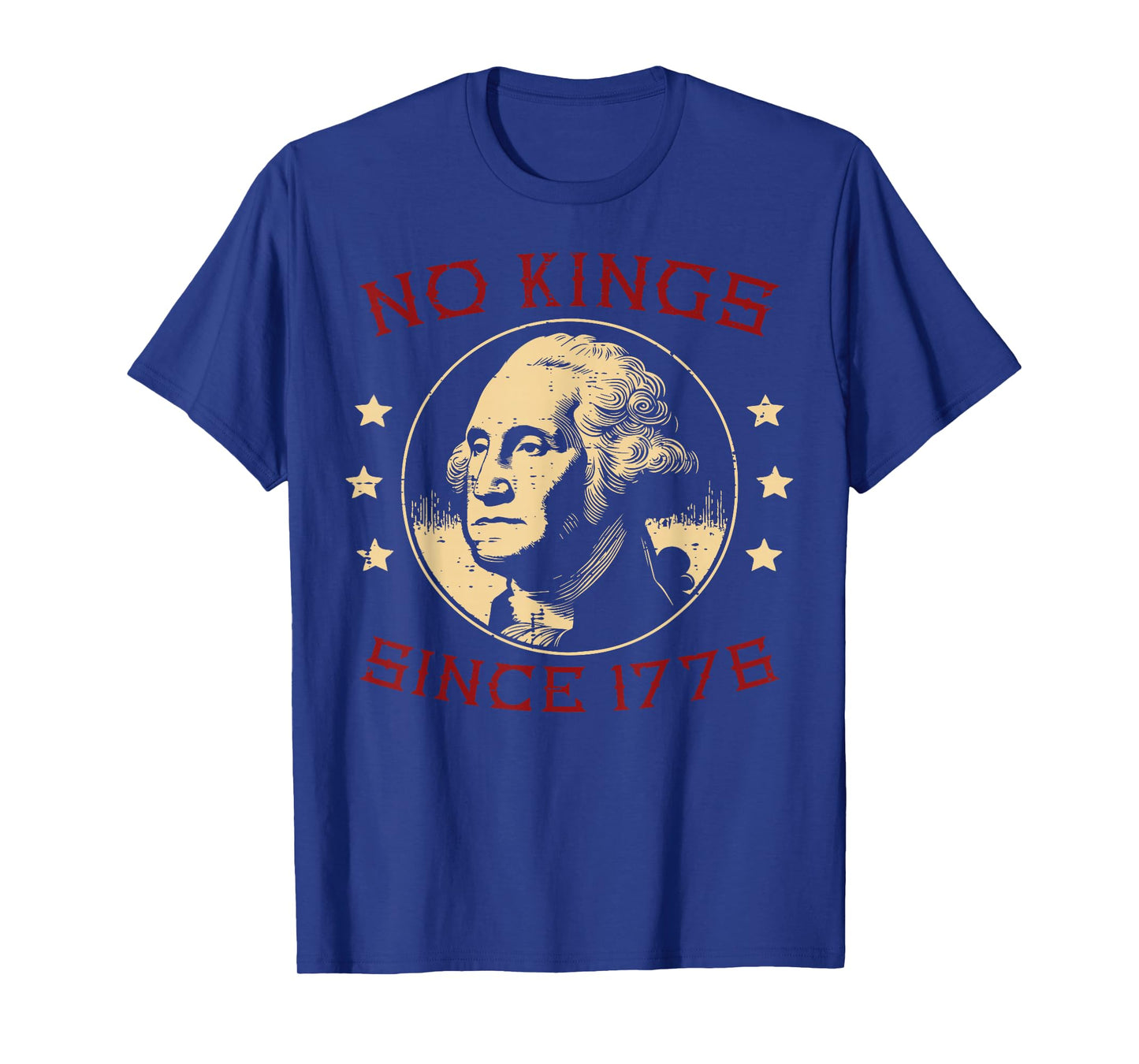 4th Of July No Kings Since 1776 American Men Women Kids T-Shirt