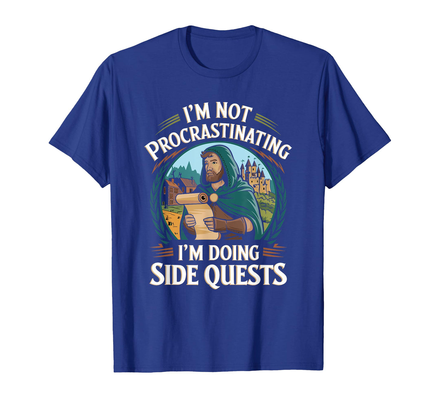 I'm Not Procrastinating Funny Side Quests Gamer T-Shirt