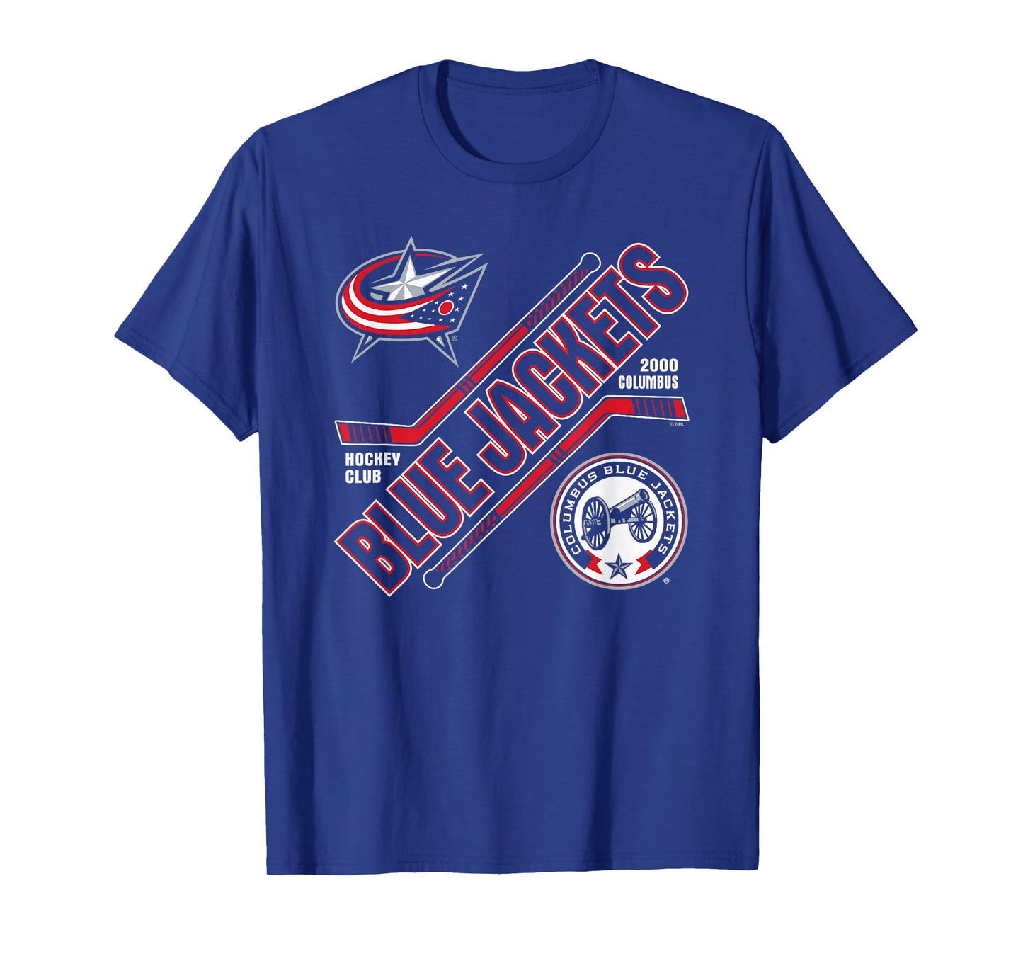 Columbus Blue Jackets Force Navy Officially Licensed T-Shirt
