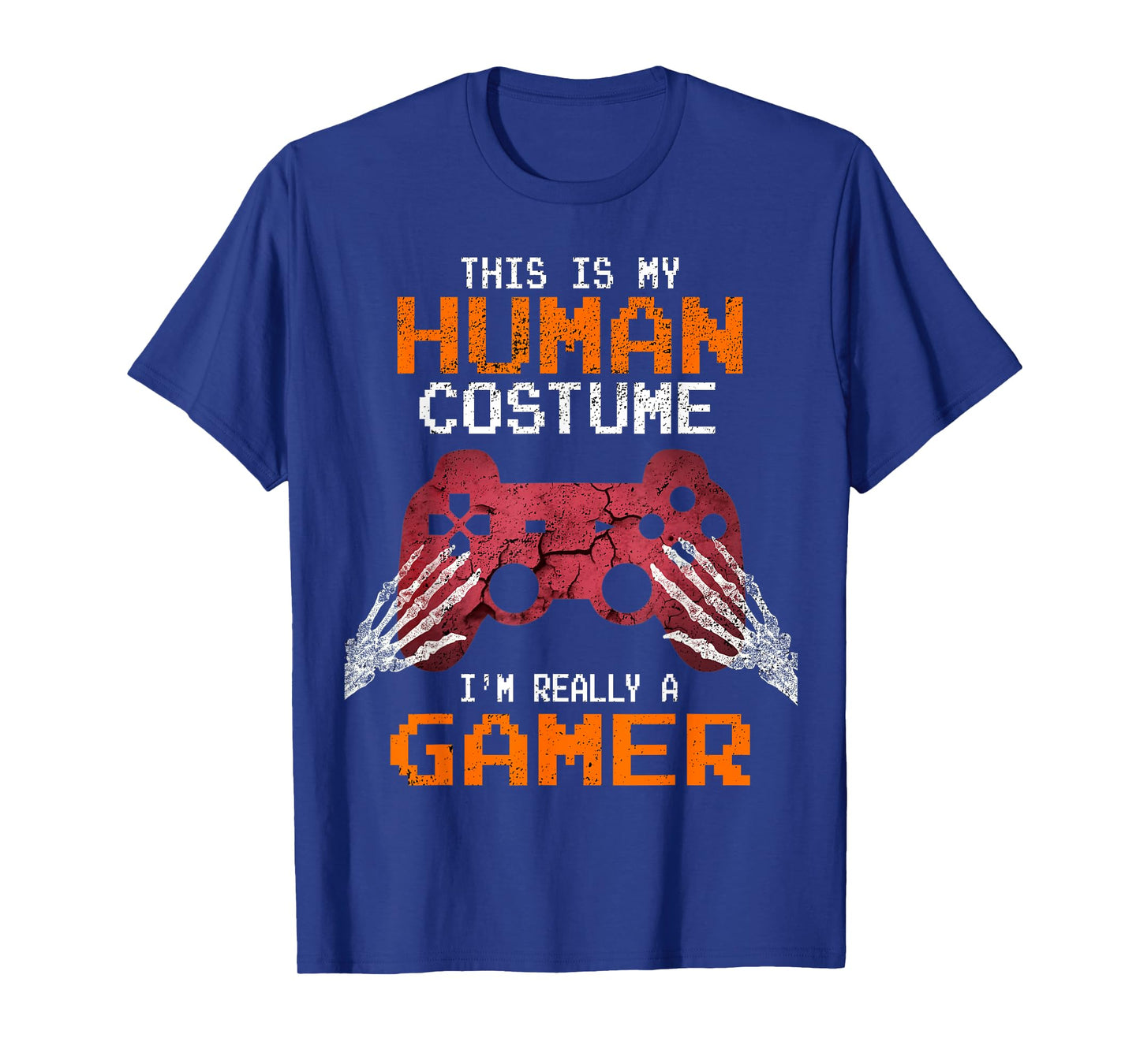Halloween Gamer Video Games Human Costume Boys Teens T-Shirt