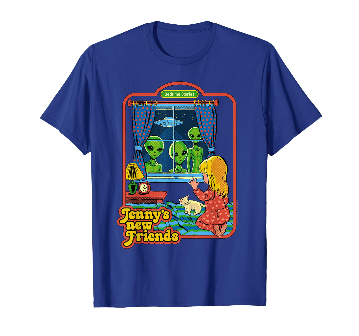 Jenny's New Friends UFO Alien Retro Funny Adult Humor T-Shirt