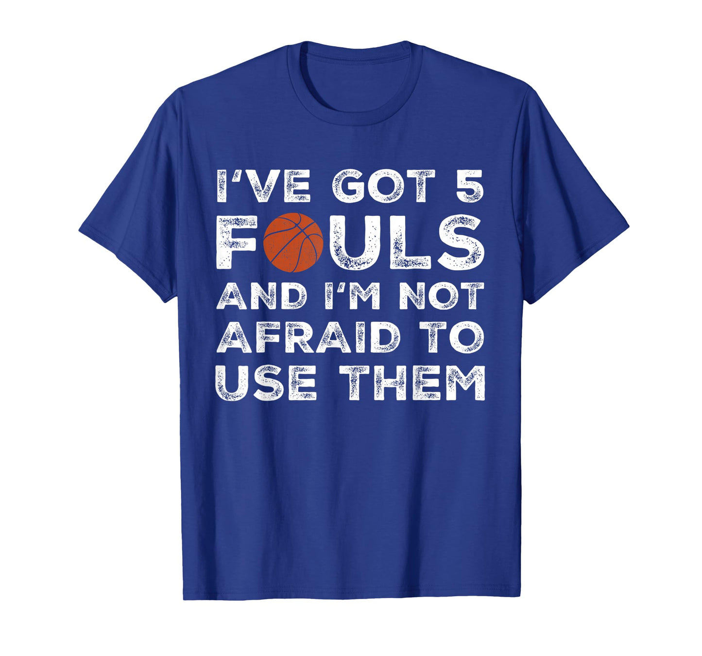 Funny Basketball Player - Hoops 5 Fouls T-Shirt