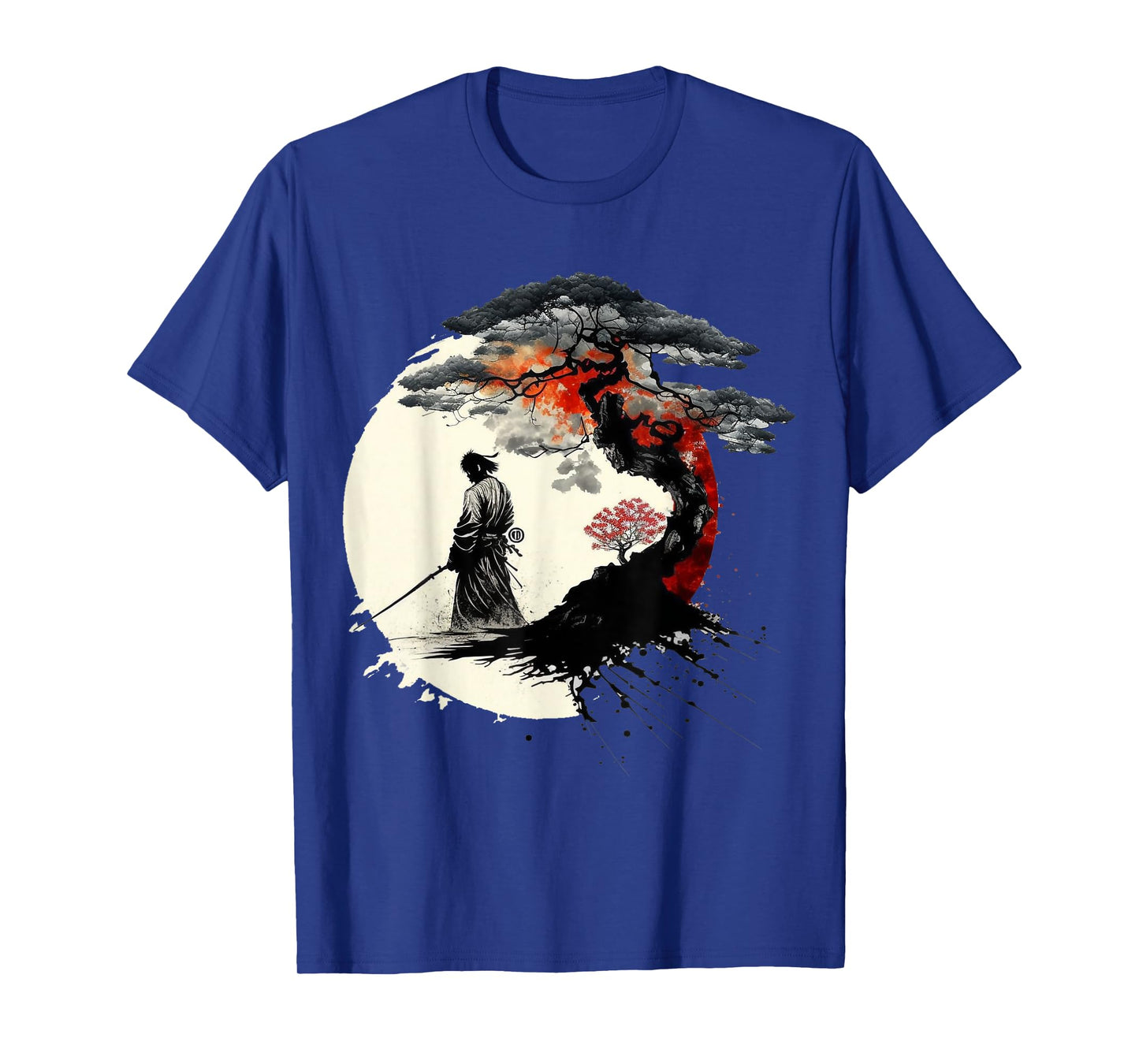 Japanese Art Aikido Tree of Life Martial Art of War Samurai T-Shirt