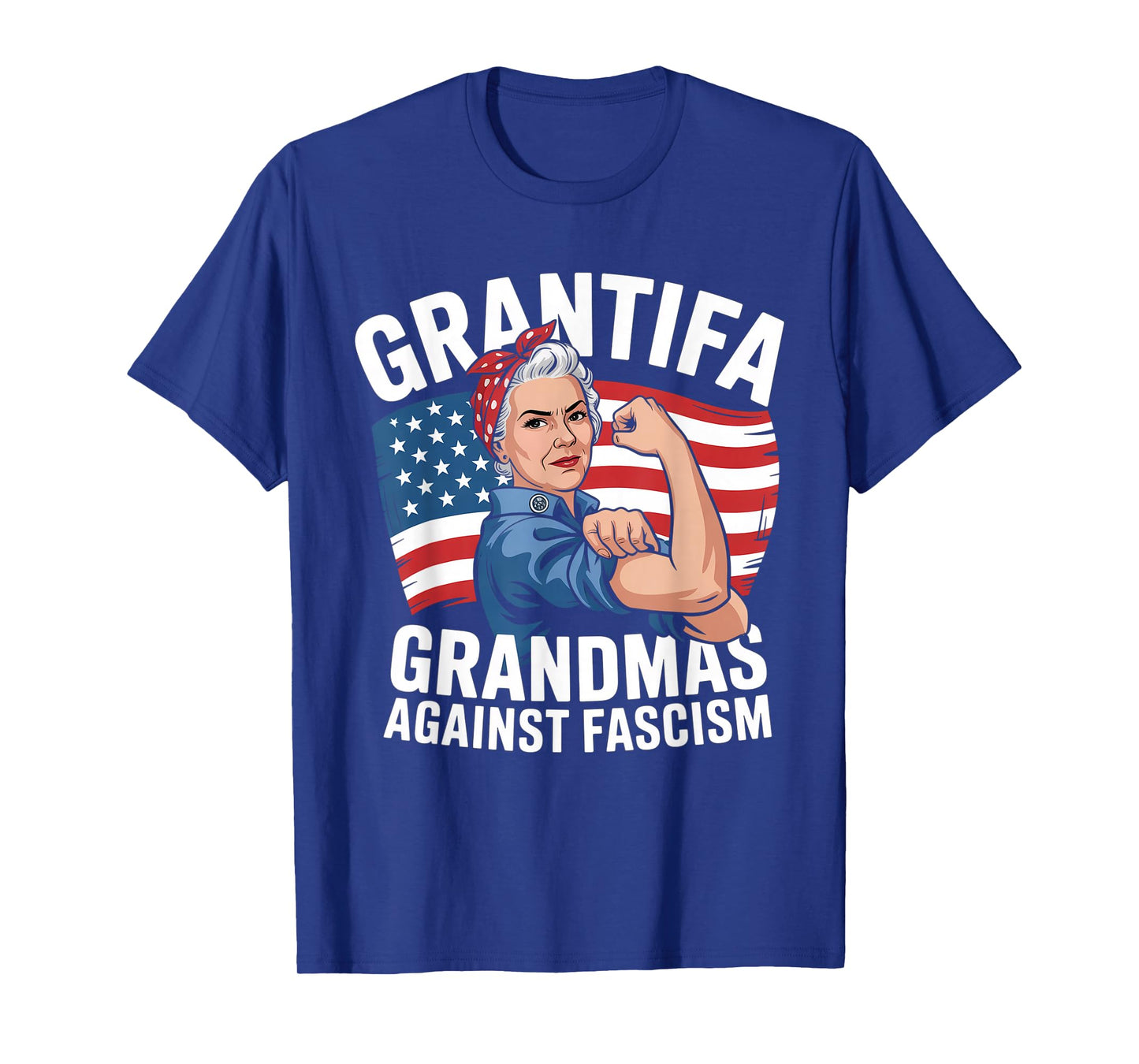 Grantifa Grandmas Against Fascism Flag Resist No Kings 50501 T-Shirt