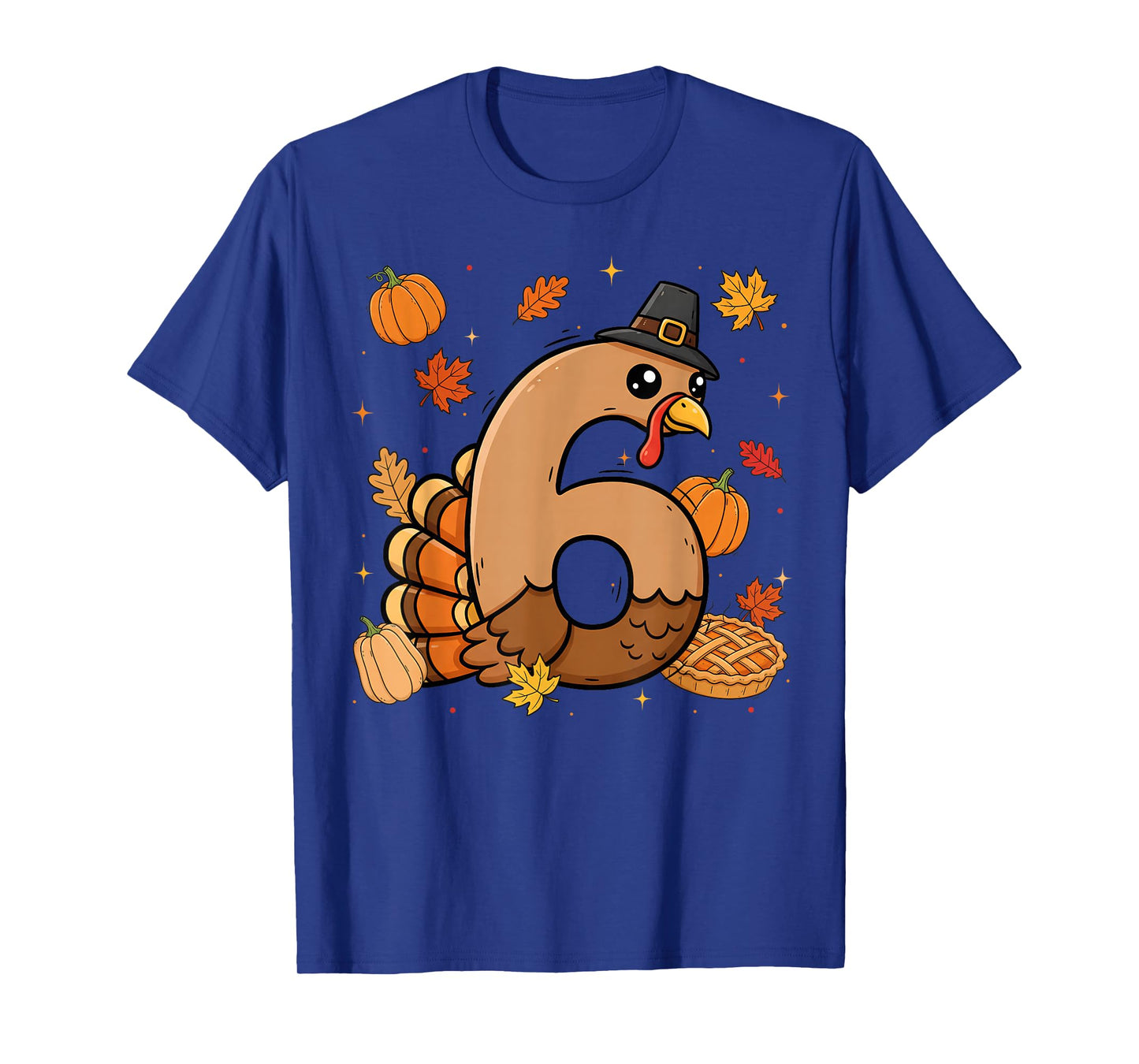 Turkey 6 Thanksgiving Pumpkin Gen Z Alpha Meme Matching T-Shirt
