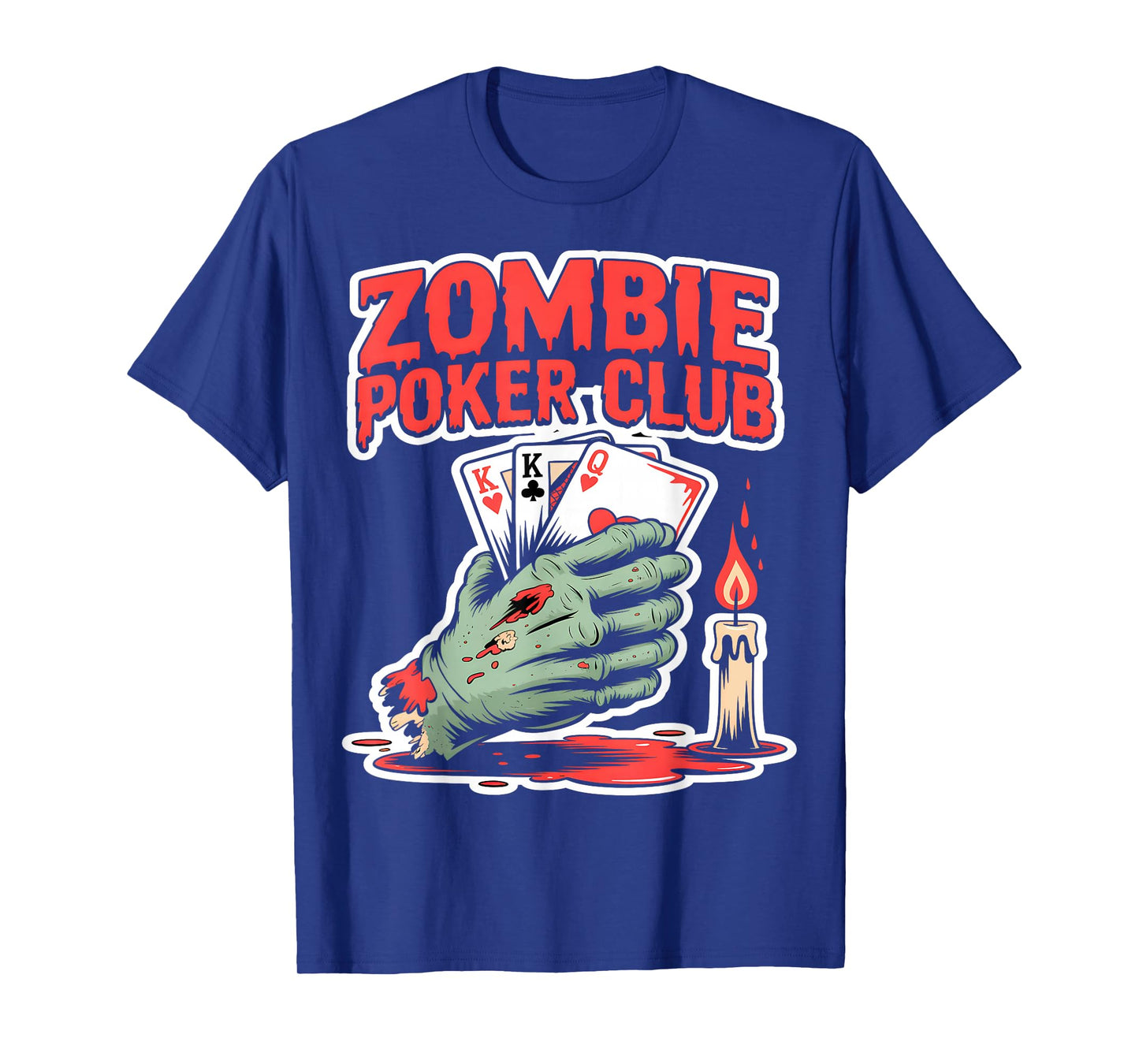 Zombie Poker Club Halloween T-Shirt
