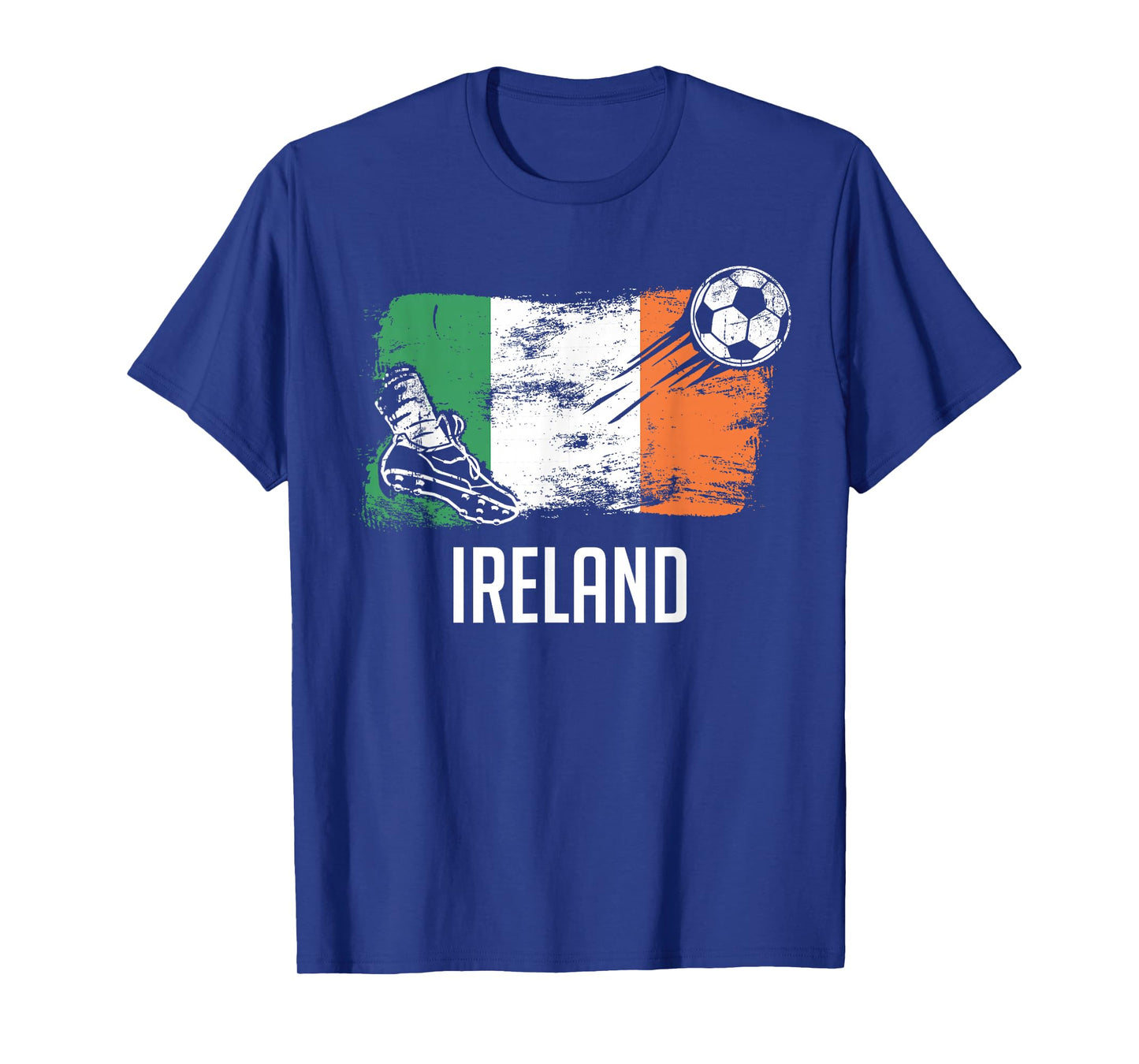 National Flags & Roots Proud Heritage Gifts Ireland Flag Jersey Ireland Soccer Fan T-Shirt Unisex-Adults & Kids Black Short Sleeve Small