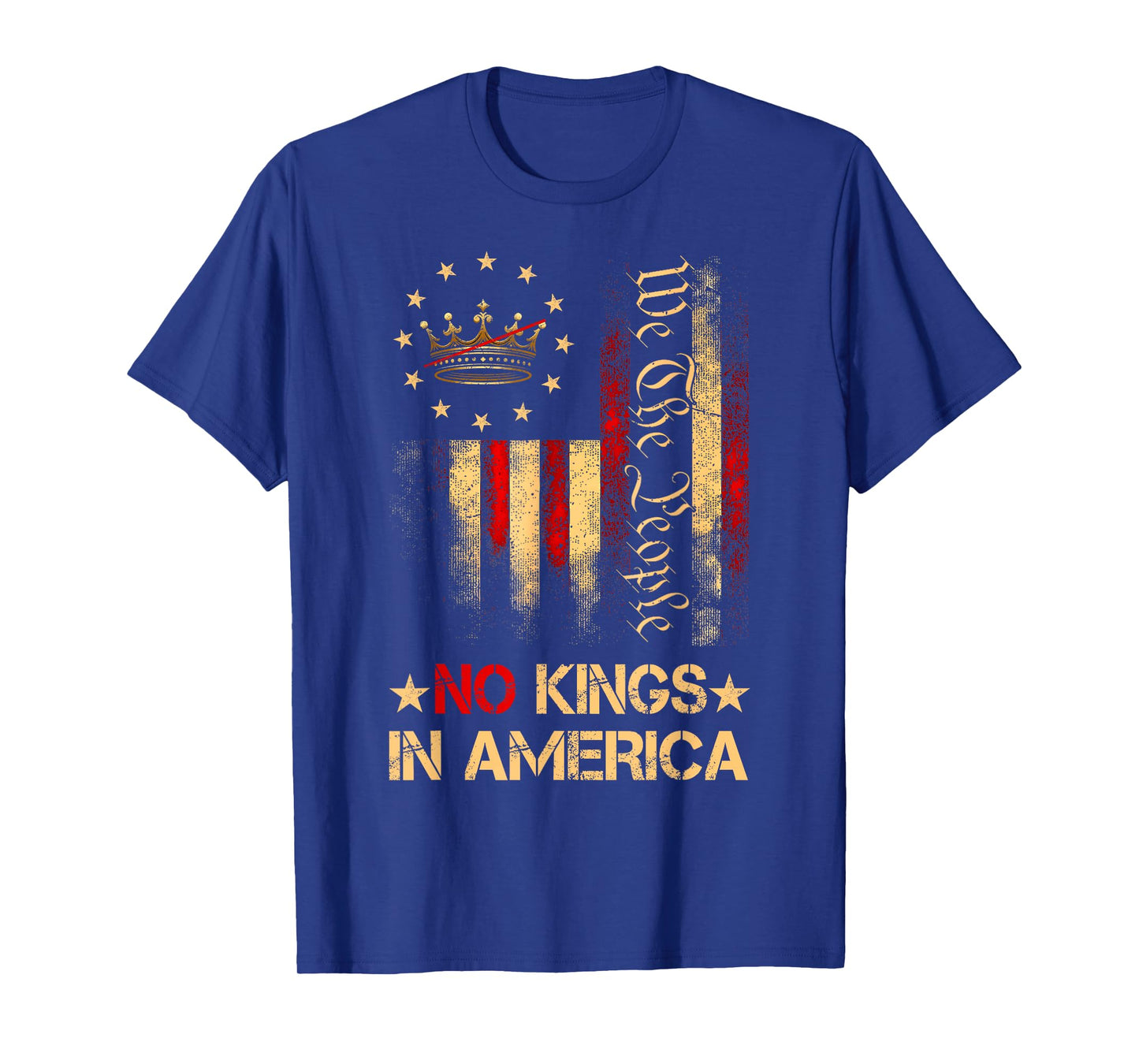 Patriotic Pro-Democracy Protest June 14 No Kings In America T-Shirt