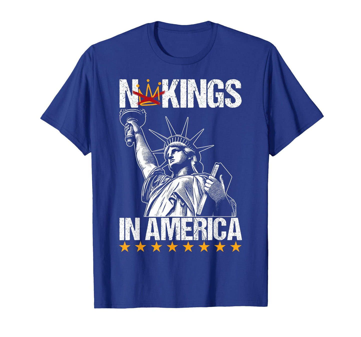 No Kings in America Protest Democraty Statue of Liberty T-Shirt