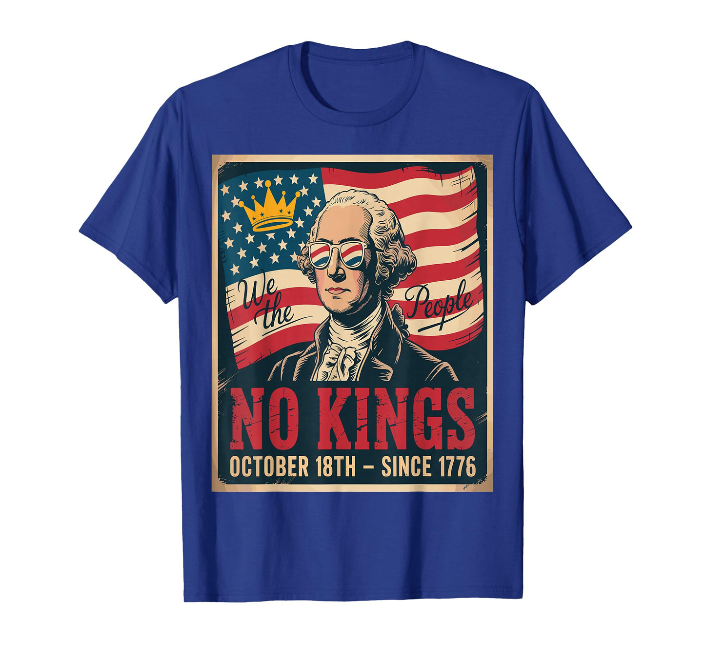 No Kings in America We The People Political Tee Men Women T-Shirt