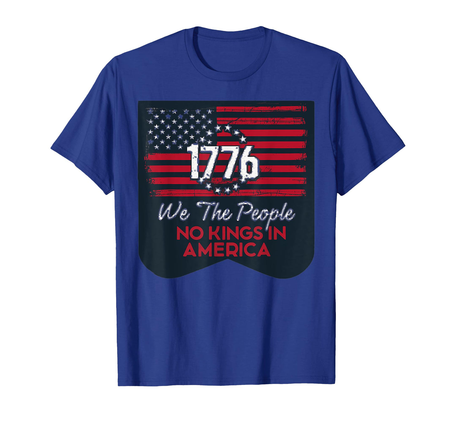 Let's go Taco No Kings In America Since 1776 American Flag T-Shirt