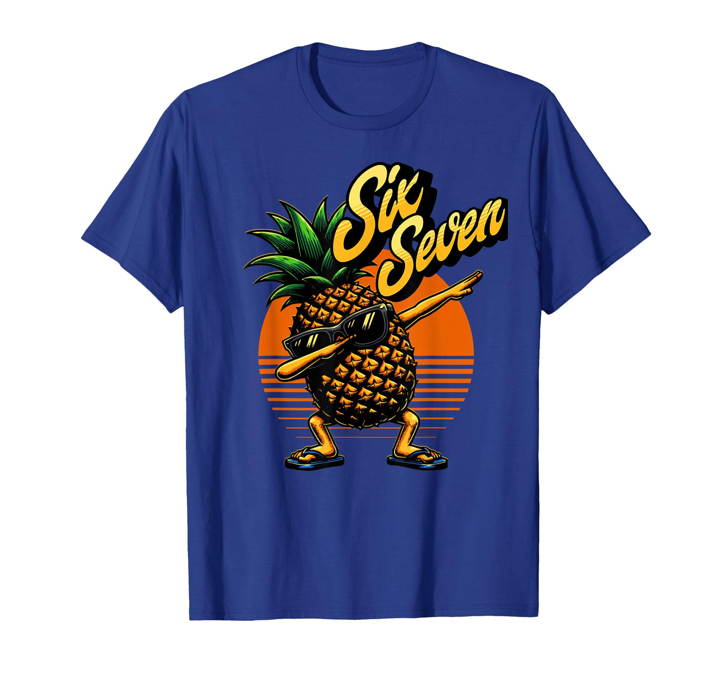67 Six Seven Pineapple Dabbing Meme T-Shirt