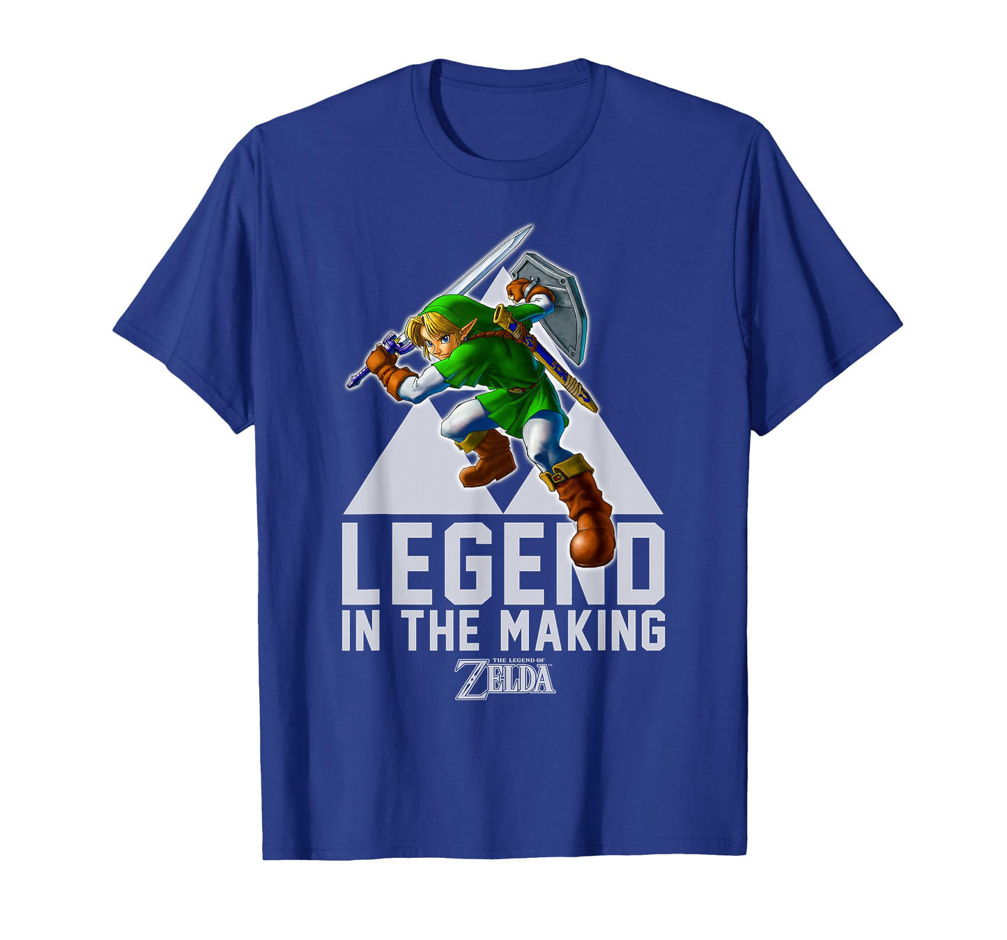 Nintendo Zelda Link Legend In The Making Triforce T-Shirt T-Shirt