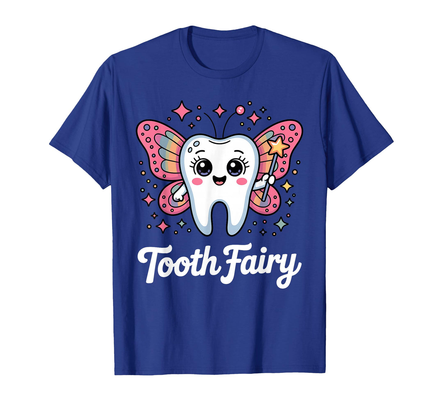 Funny Tooth Fairy Design for Men Women Kids Teeth Toothfairy T-Shirt