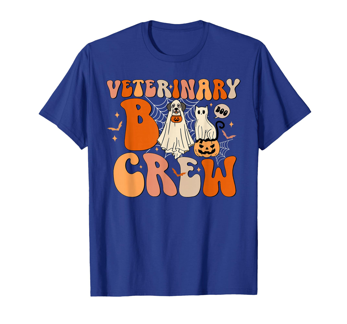 Spooky Veterinary Boo Crew Veterinarian Halloween Vet Tech T-Shirt
