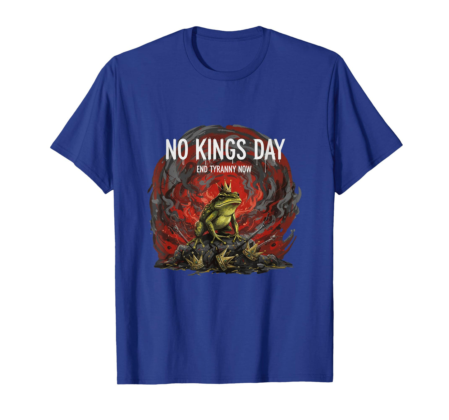 No Kings Day Portland Shirt Frog Protest End Tyranny Now T-Shirt