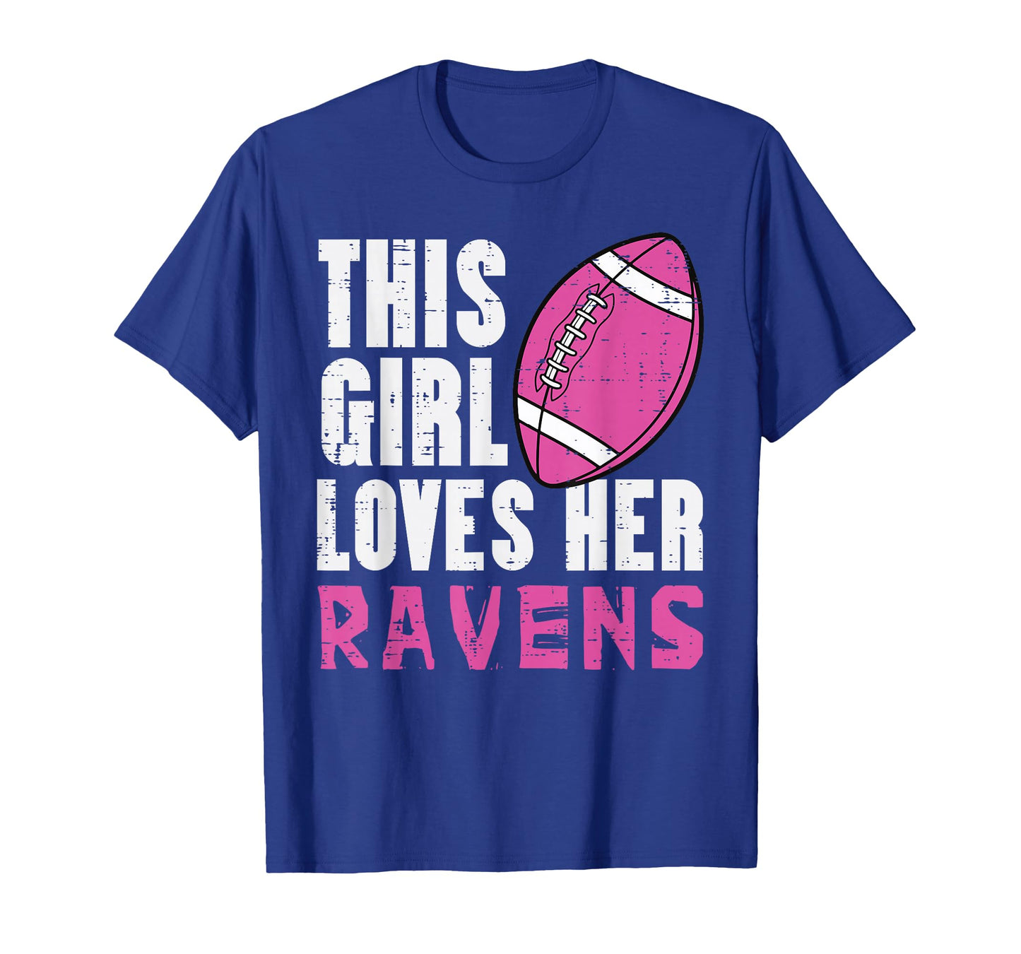 This Girl Loves Her Raven Women Kids Girls Youth Teen T-Shirt