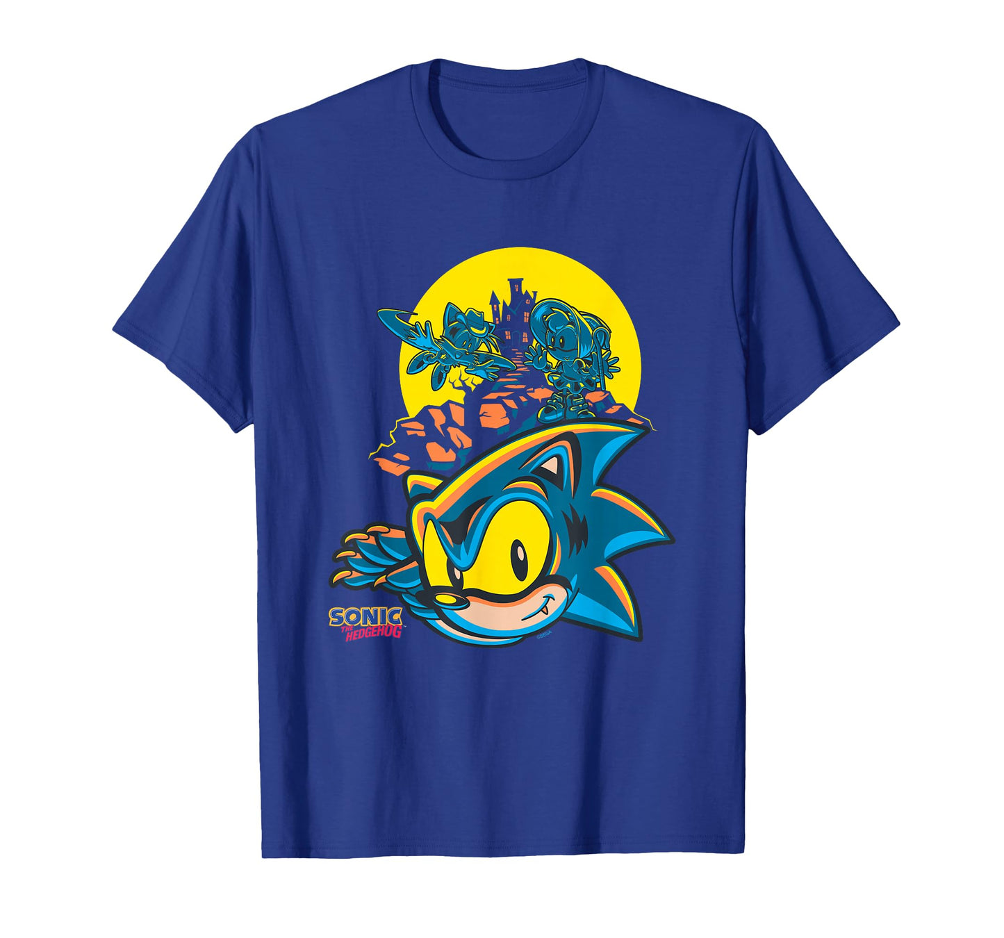 Sonic The Hedgehog Halloween Haunted House Costumes T-Shirt