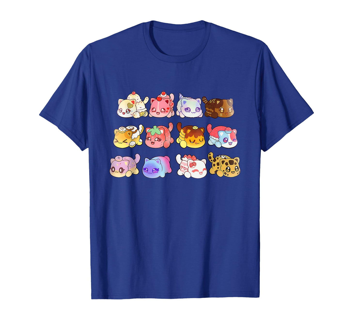 Meemeow Cats Plush Men Women Kids T-Shirt
