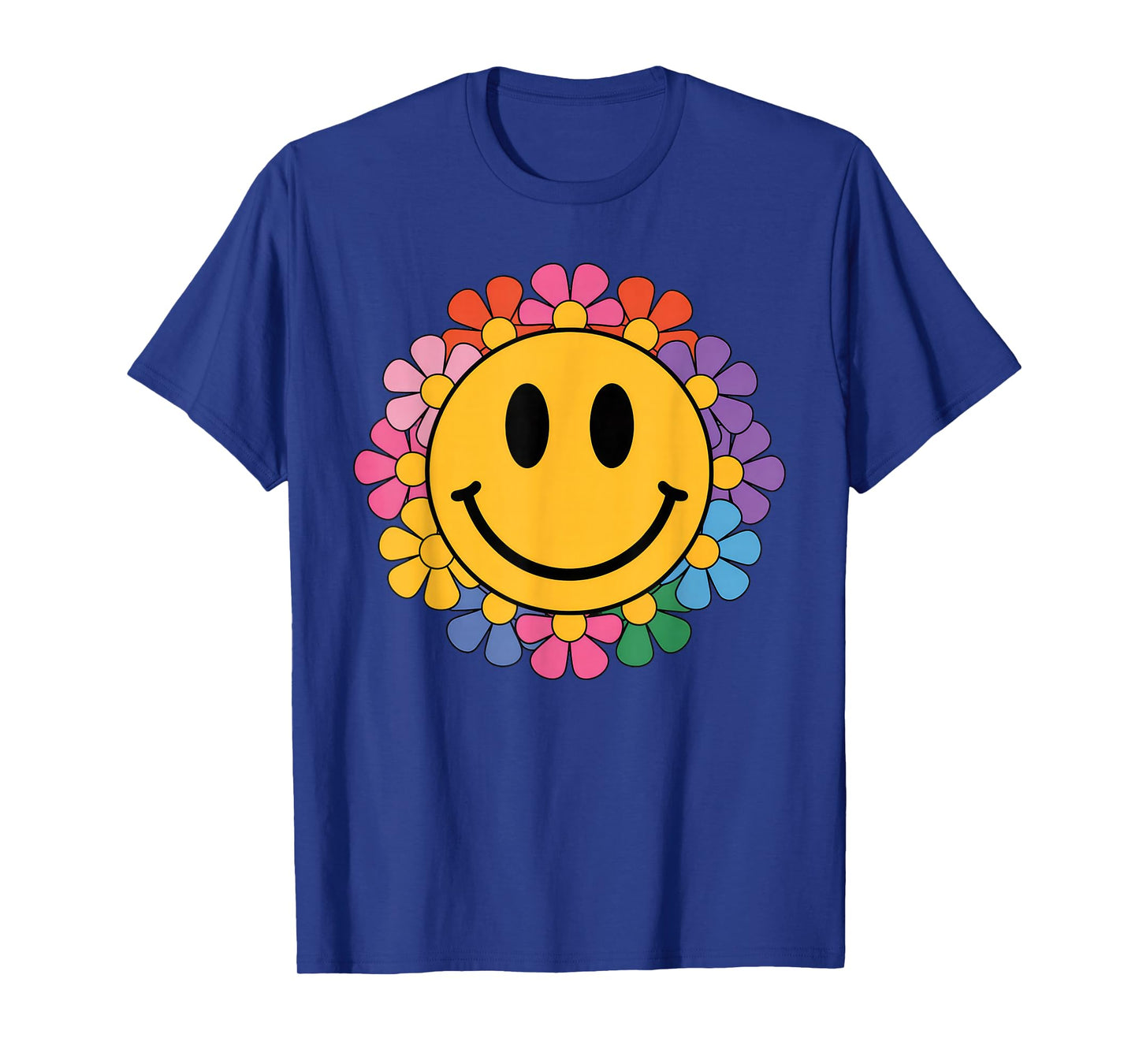 Happy Retro Daisy Smile Face Preppy Aesthetic Men Women Kids T-Shirt
