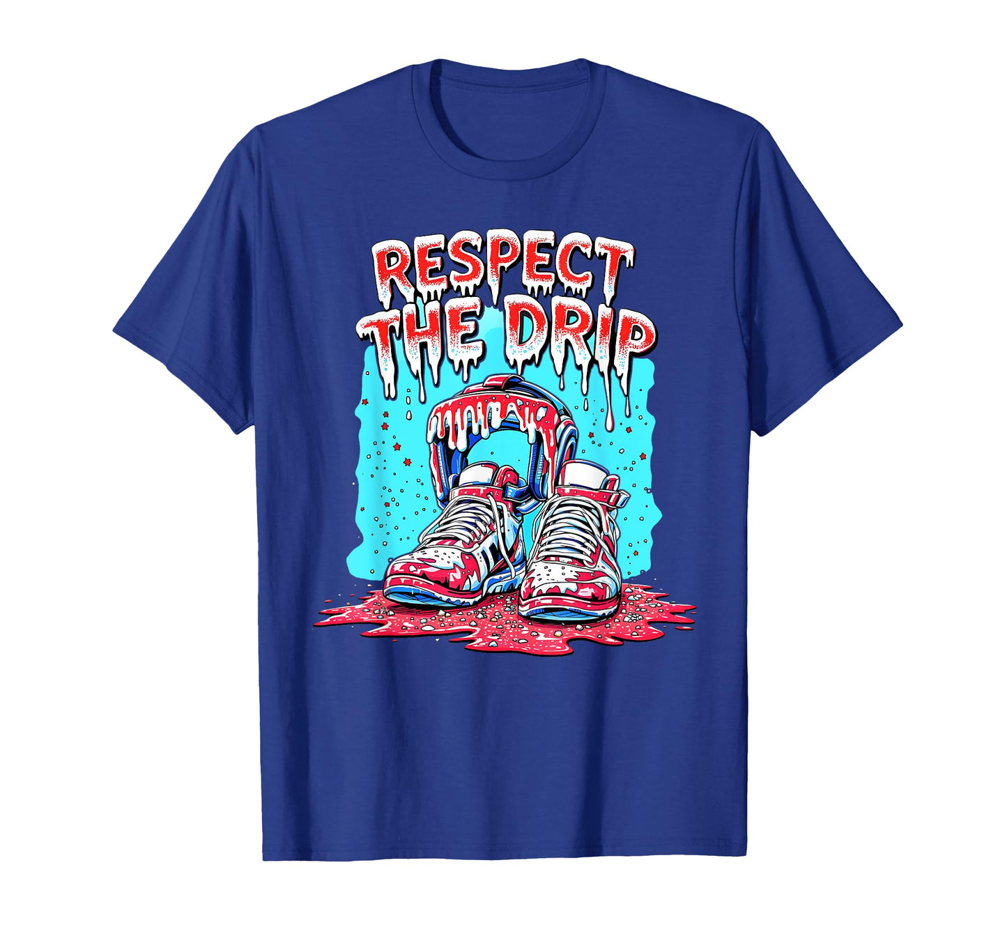 Respect The Drip Wrestling Ice Cream Drip with Sprinkles T-Shirt