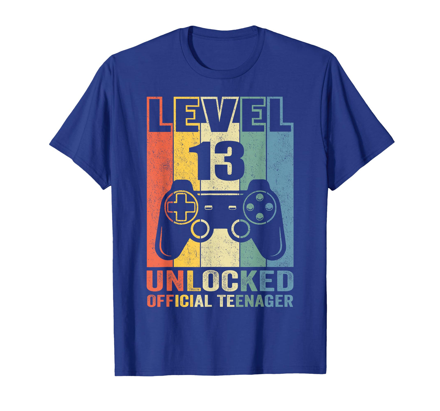 Official Teenager 13th Birthday Gift Level 13 Unlocked T-Shirt