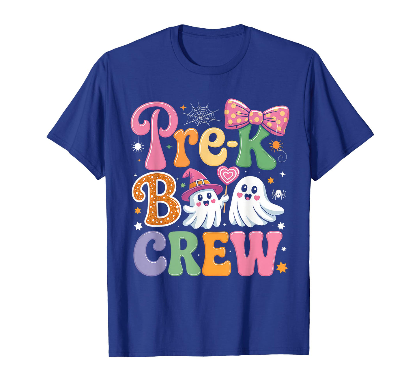 Pre-K Boo Crew Pre-K Teacher Student Kids Funny Halloween T-Shirt