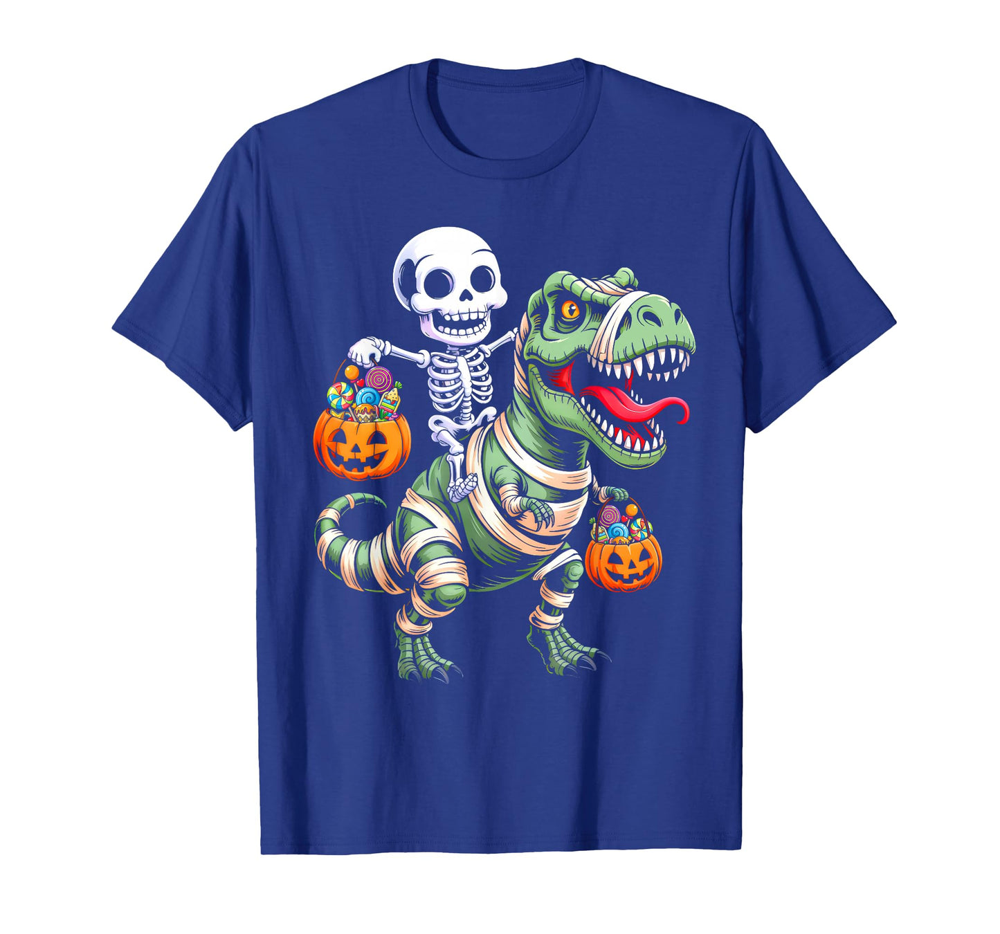 Toddler Boy Halloween Shirt Kids Skeleton Dinosaur Halloween T-Shirt