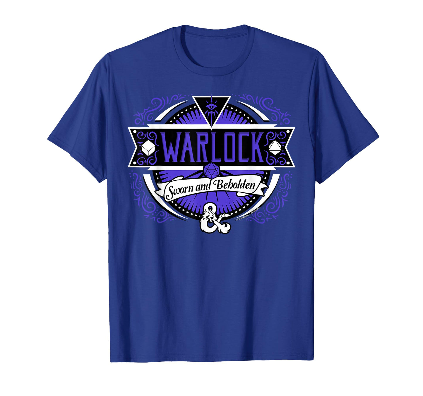 Dungeons & Dragons Warlock Sworn And Beholden Logo T-Shirt