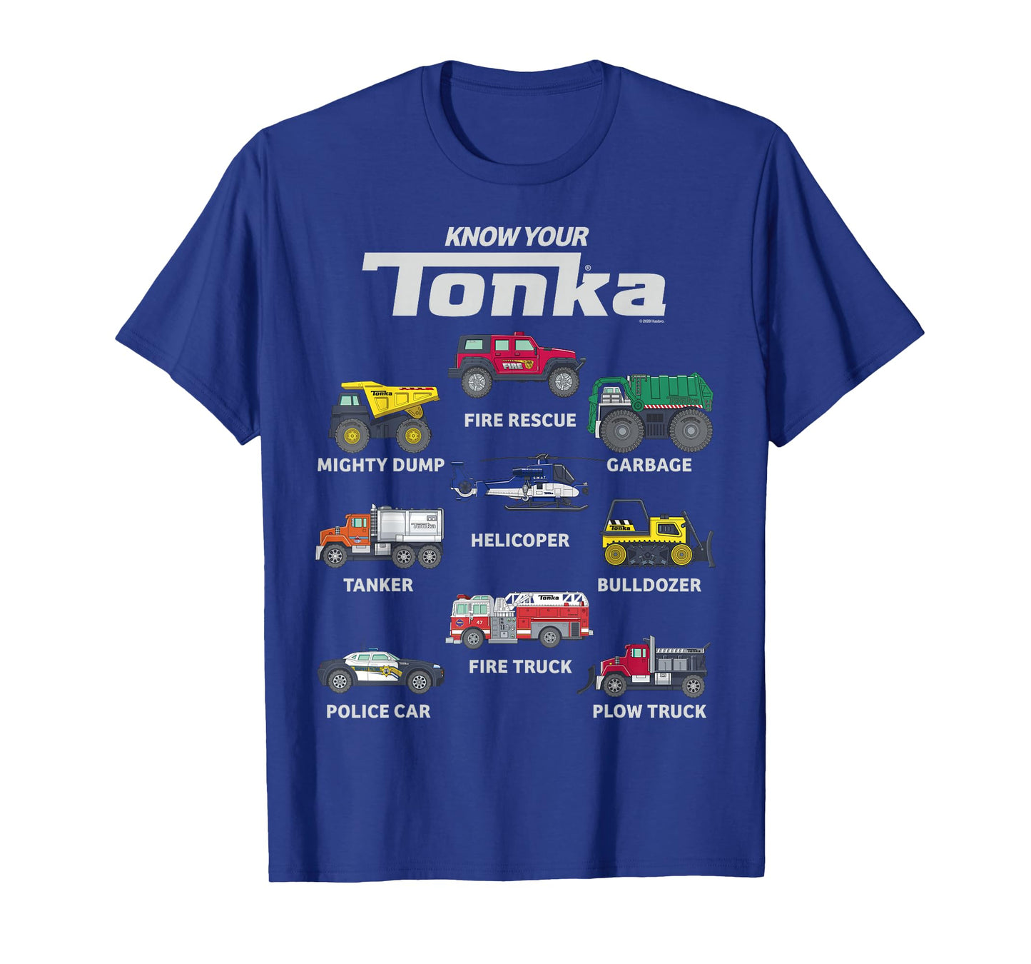 Tonka Know Your Tonka Trucks Vehicle Textbook T-Shirt