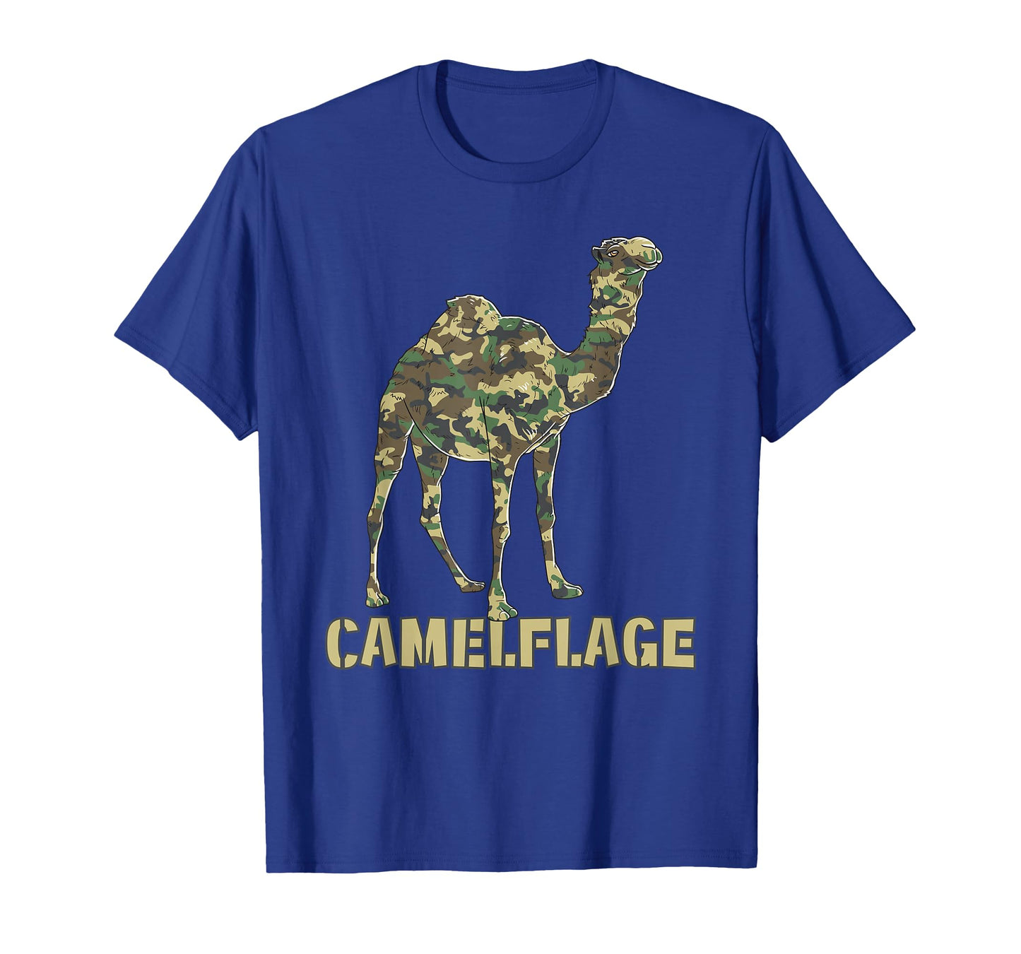 Camouflage Camel Flag Funny Word Game T-Shirt