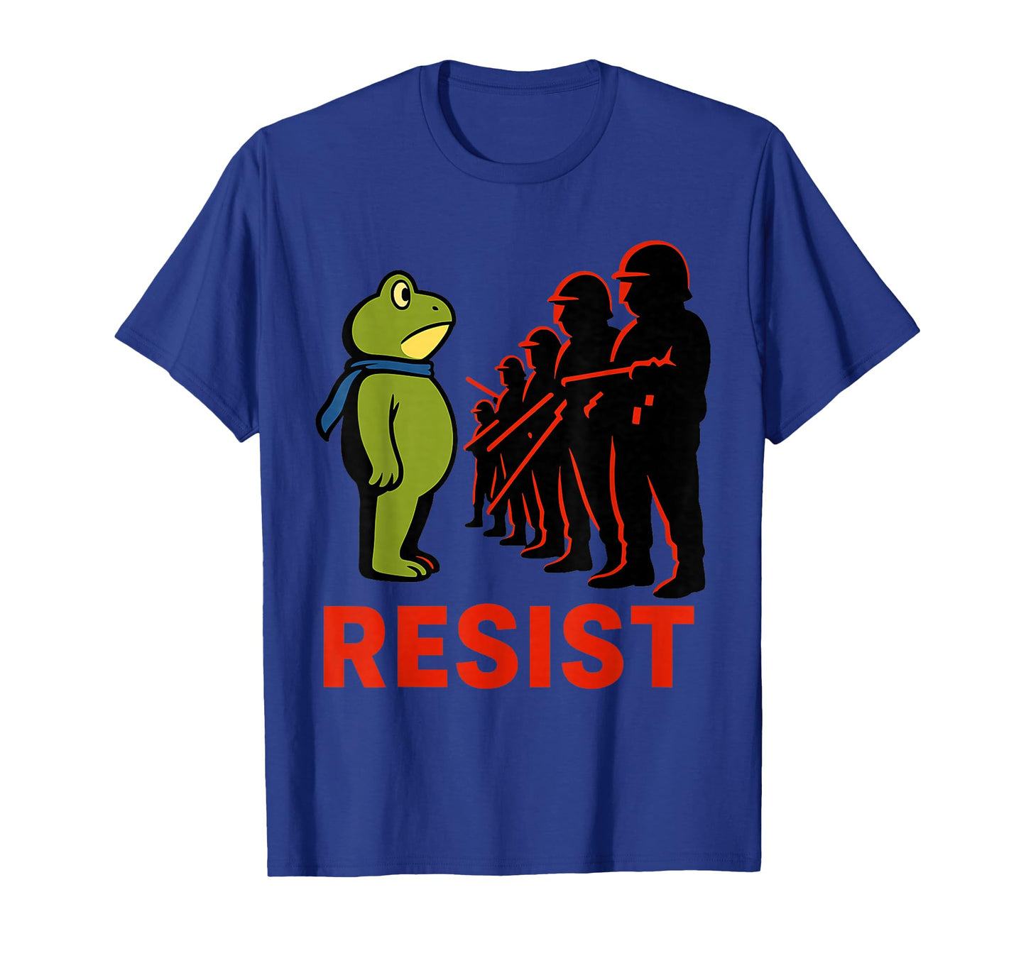 Retro Vintage Portland Frog Protest Funny Frog Resist 2025 T-Shirt