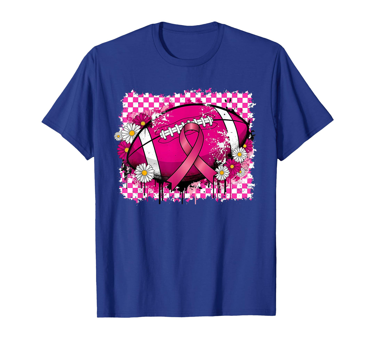 Breast Cancer Football Game Day Tackle Cancer T-Shirt