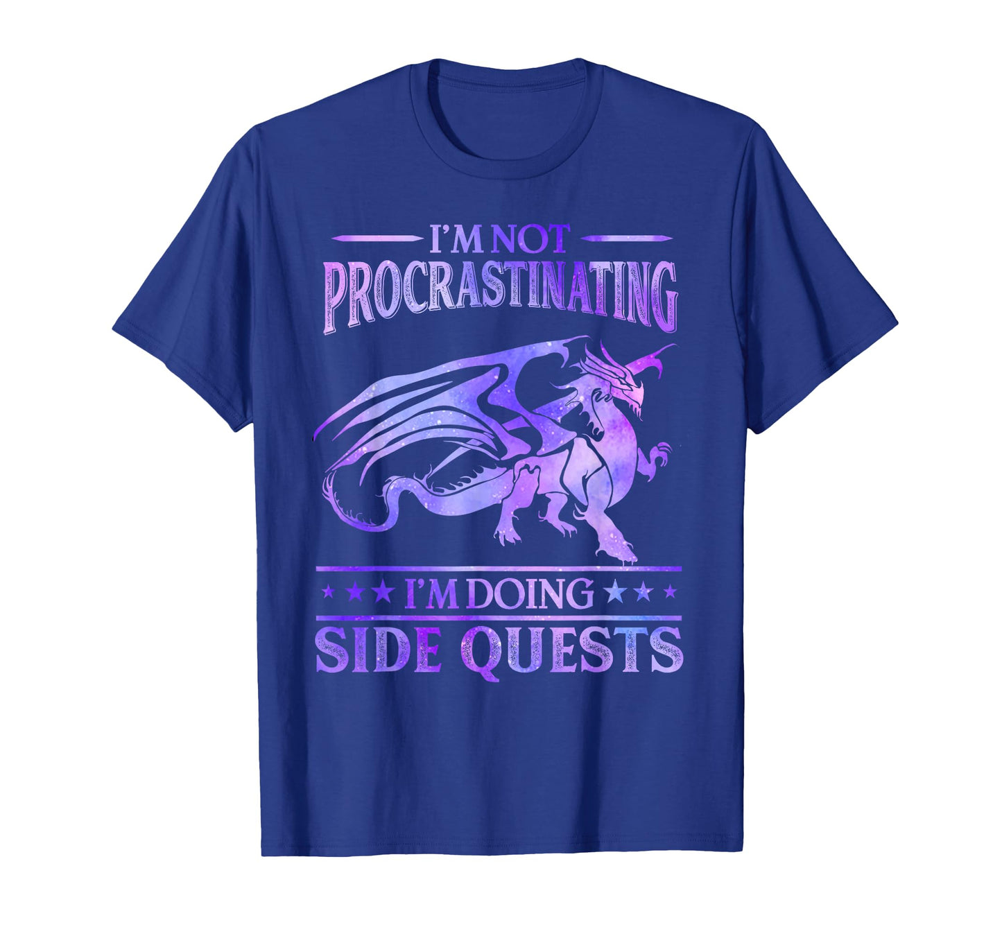 I'm Not Procrastinating I'm Doing Side Quests Dragons Master T-Shirt