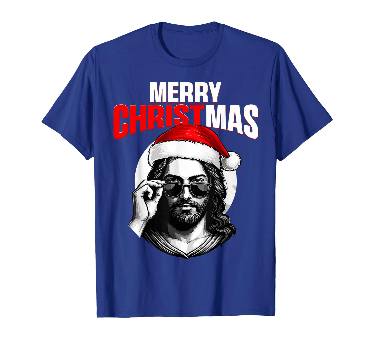 Merry Christmas Christian Jesus Pajamas Pjs Xmas Men Women T-Shirt
