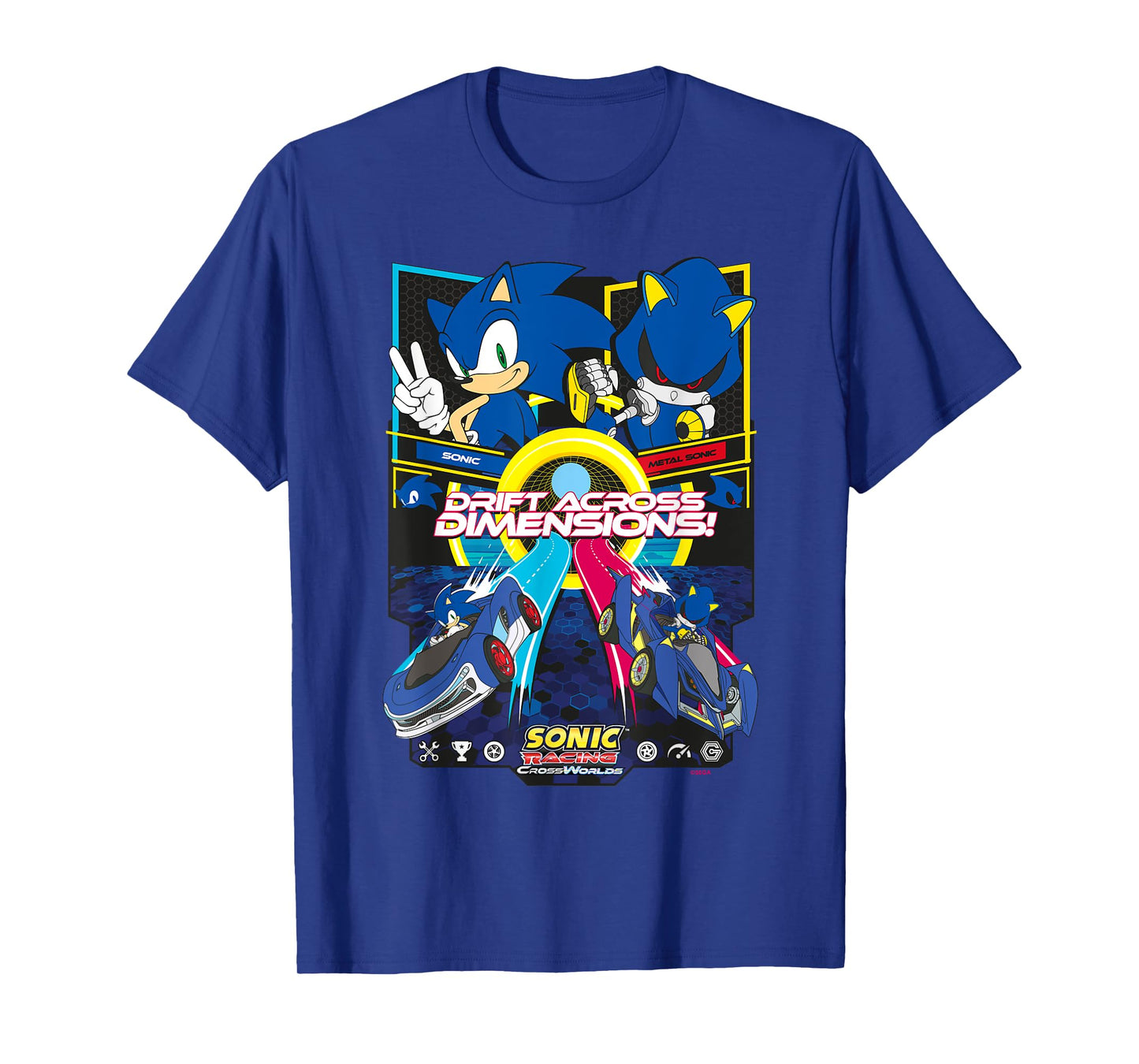 Sonic Racing CrossWorlds - Sonic VS Metal Sonic T-Shirt