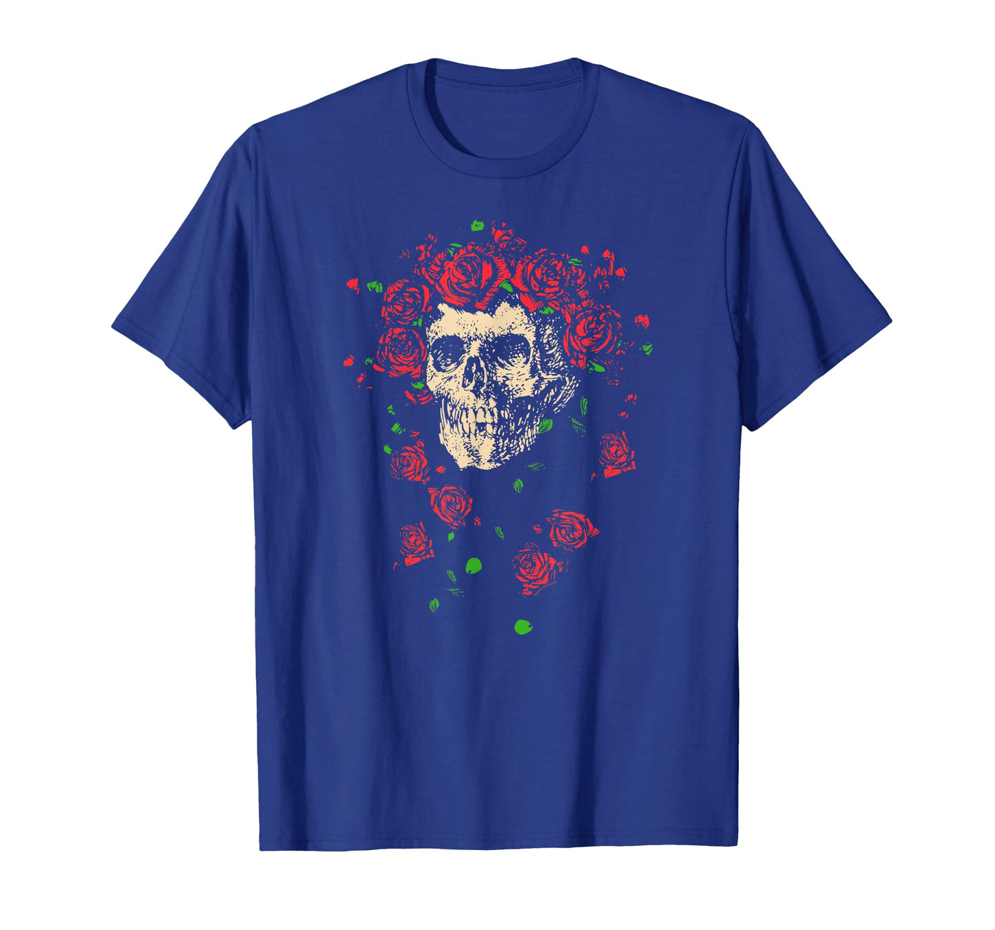 Grateful Dead Bertha Skull with Roses Vintage Band T-Shirt