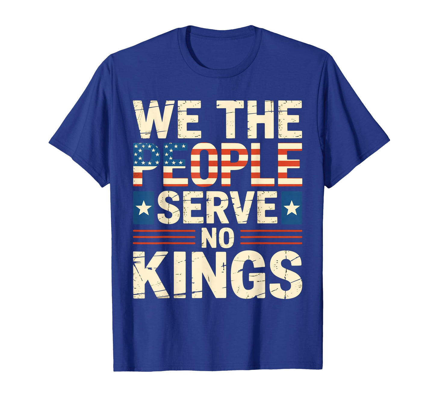 No King Patriotic Freedom for Men Women American Flag T-Shirt