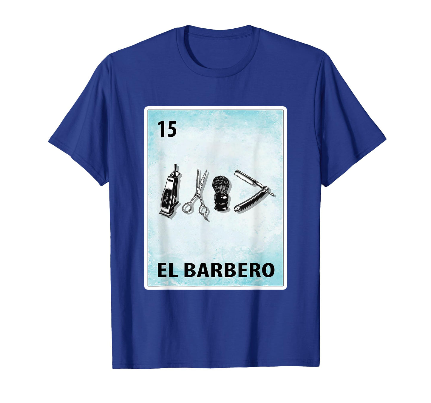 El Barbero Mexican Barber Cards T-Shirt