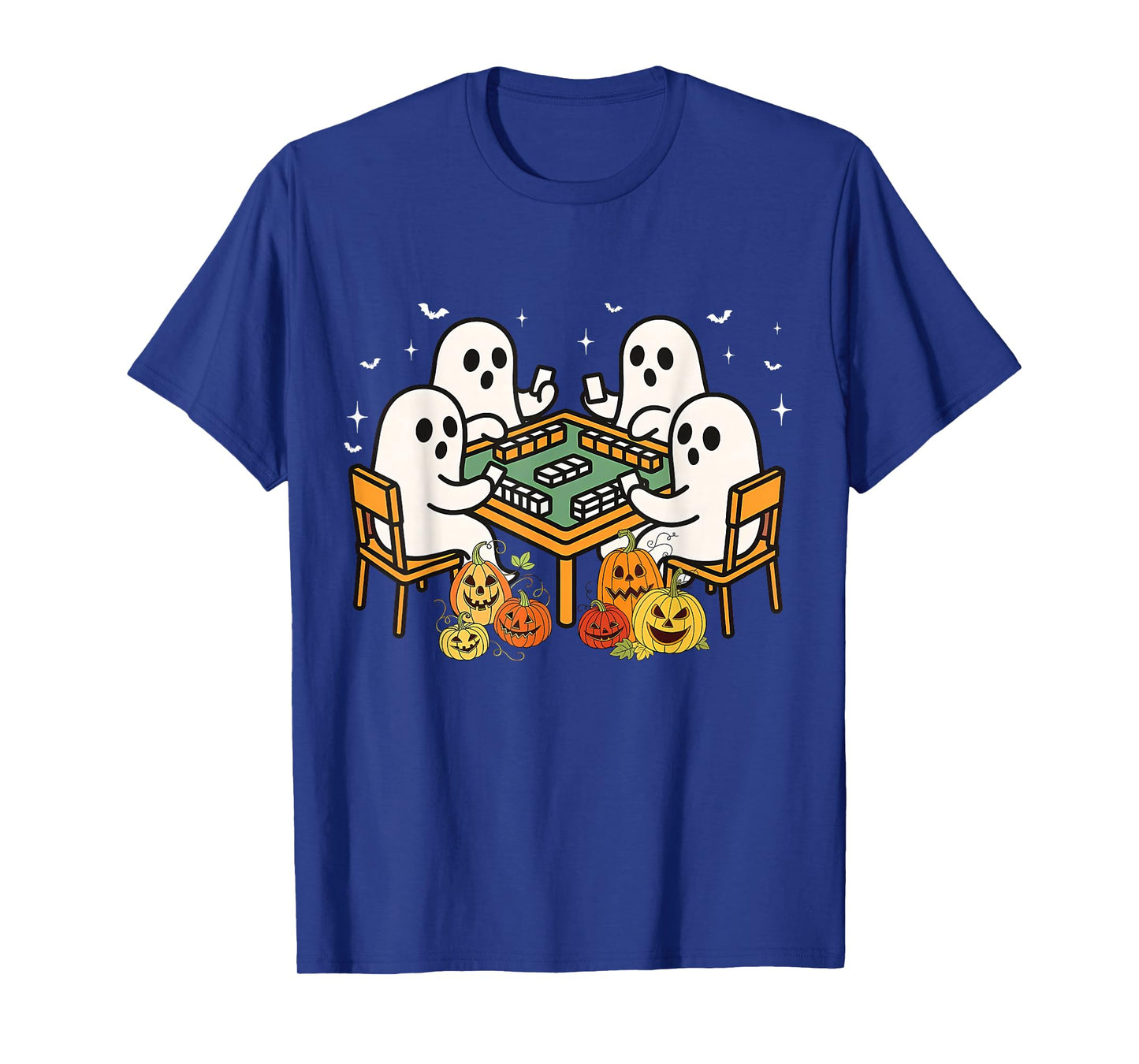 Bam Boo Halloween Ghost Mahjong Funny Costume Game Men Women T-Shirt