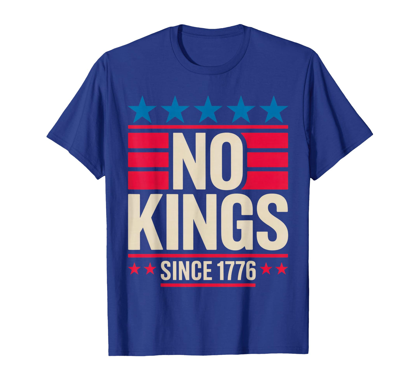No Kings Since 1776 Patriotic Design for Americans T-Shirt