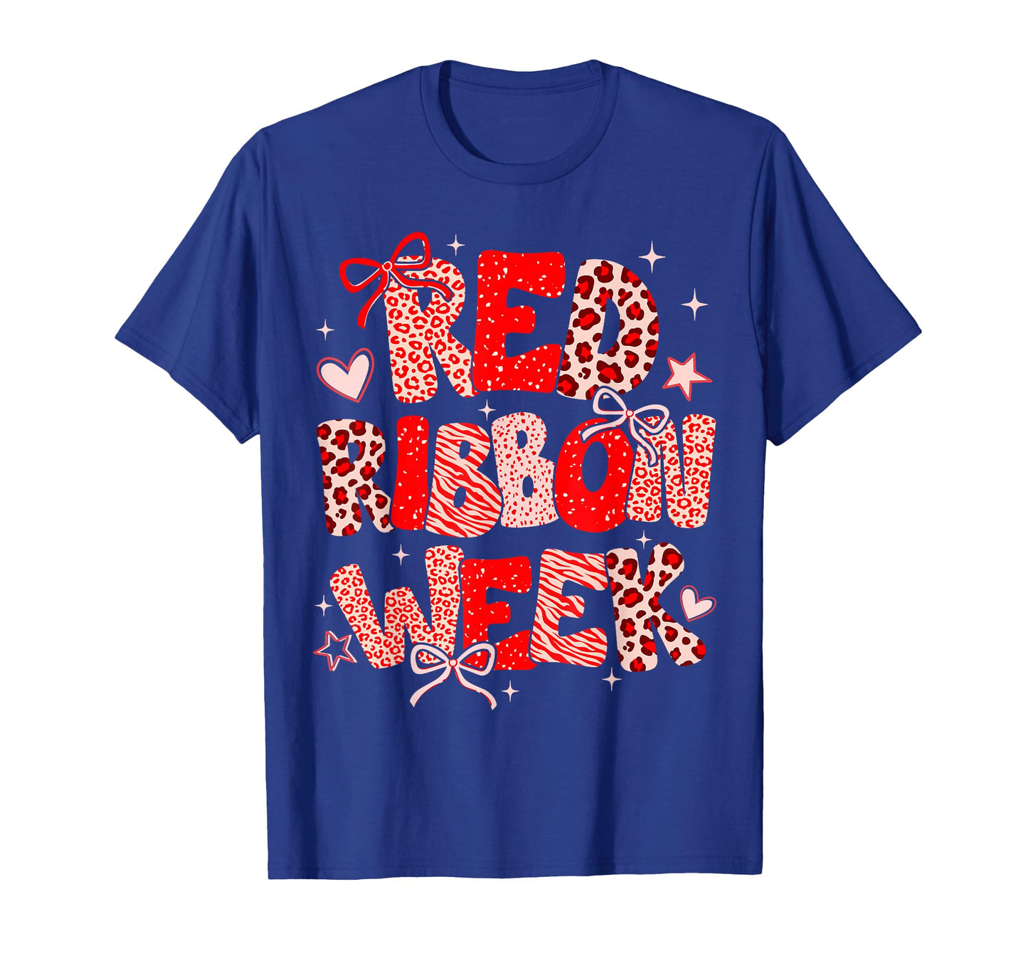 Red Ribbon Week Awareness Coquette Drug Free Anti-Drug T-Shirt