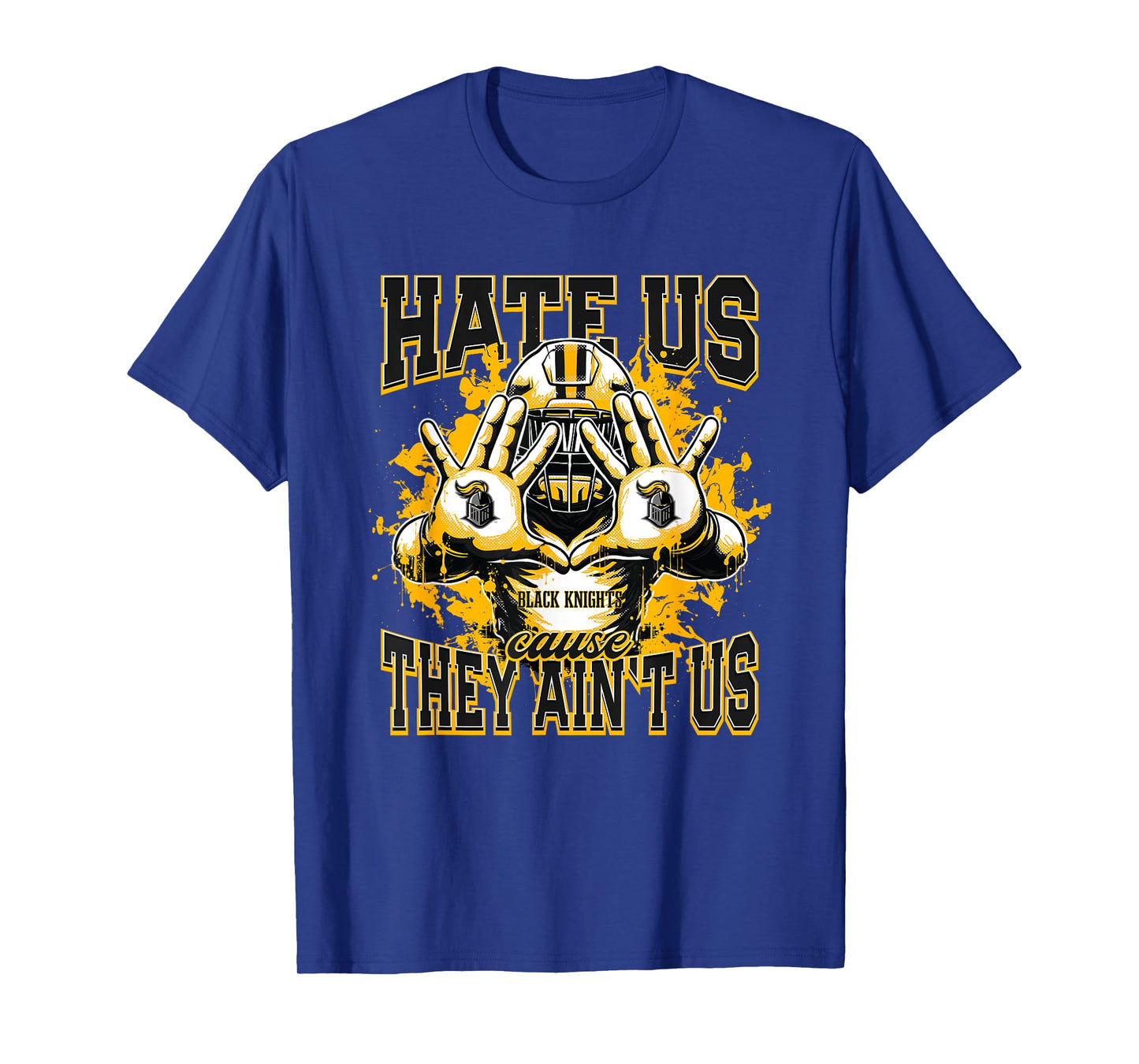 Central Gwinnett Black Knights Logo Hate Us Cause They Ain't T-Shirt