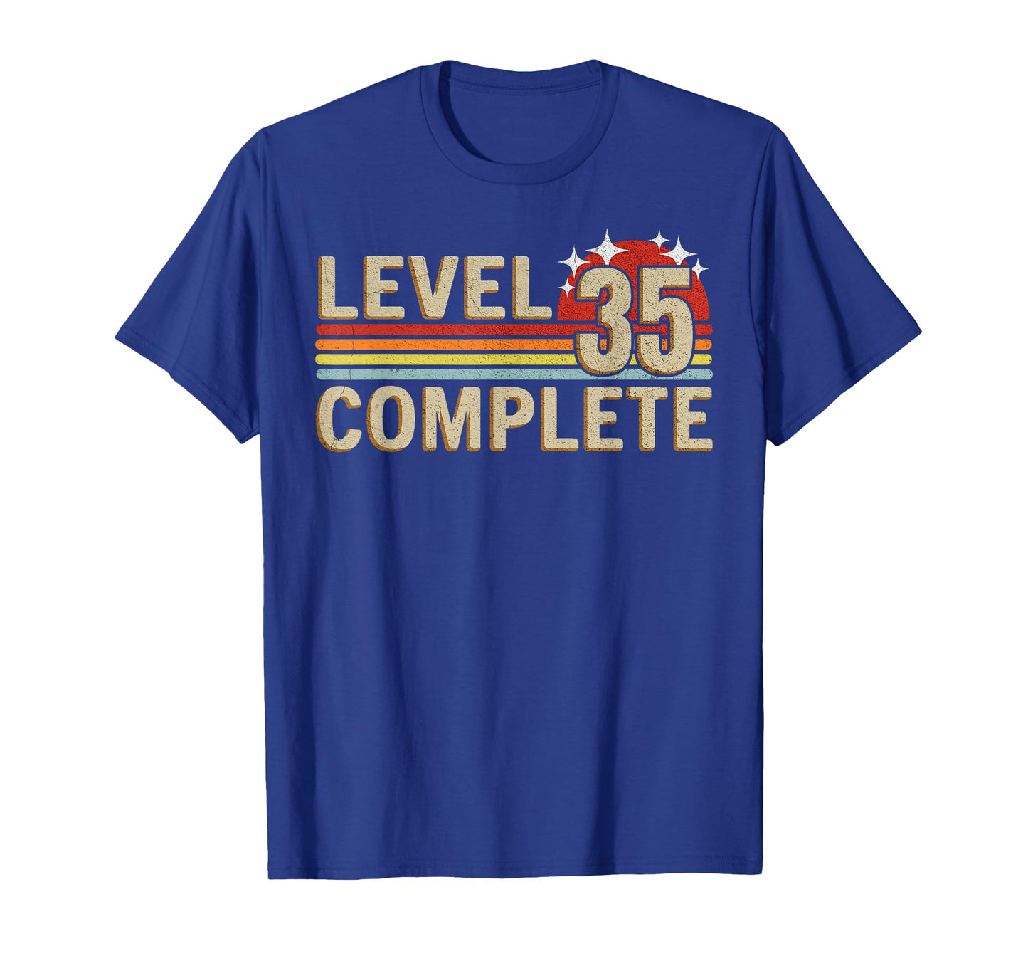 Level 35 Complete Gaming Vintage 35 Years Wedding T-Shirt