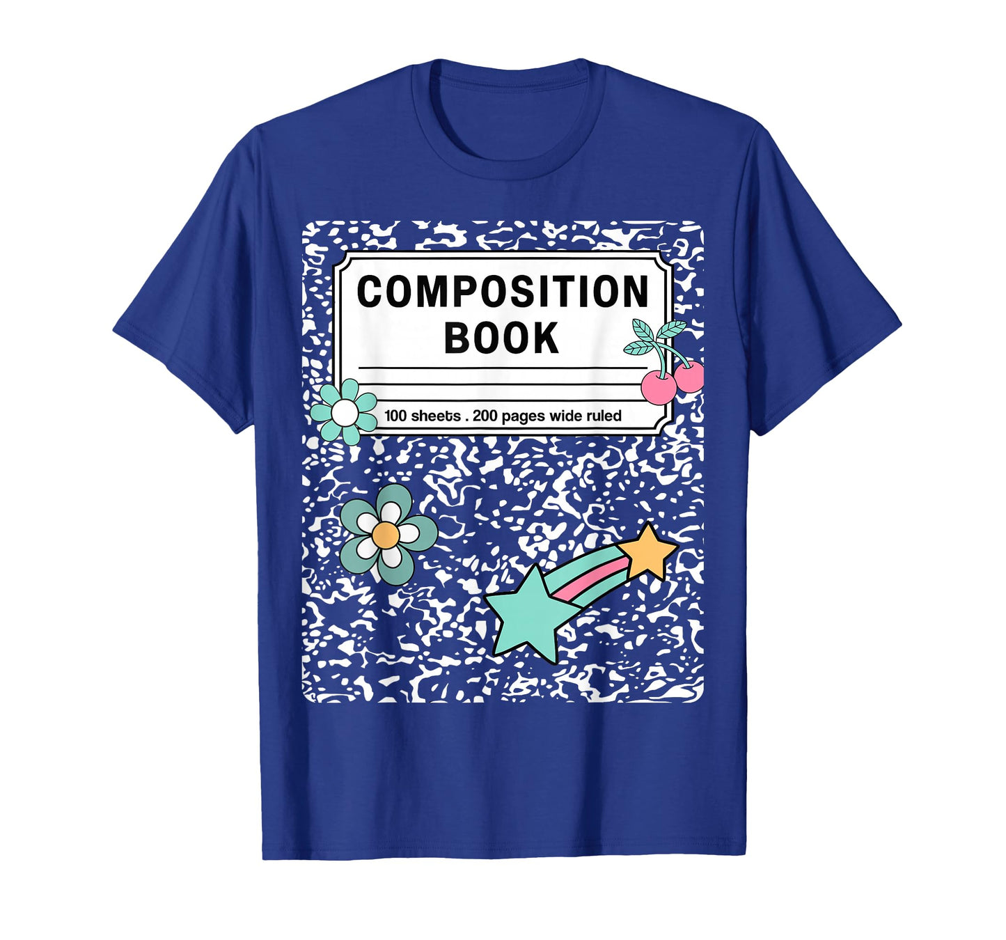 Composition Book Notebook Teachers Matching Group Halloween T-Shirt