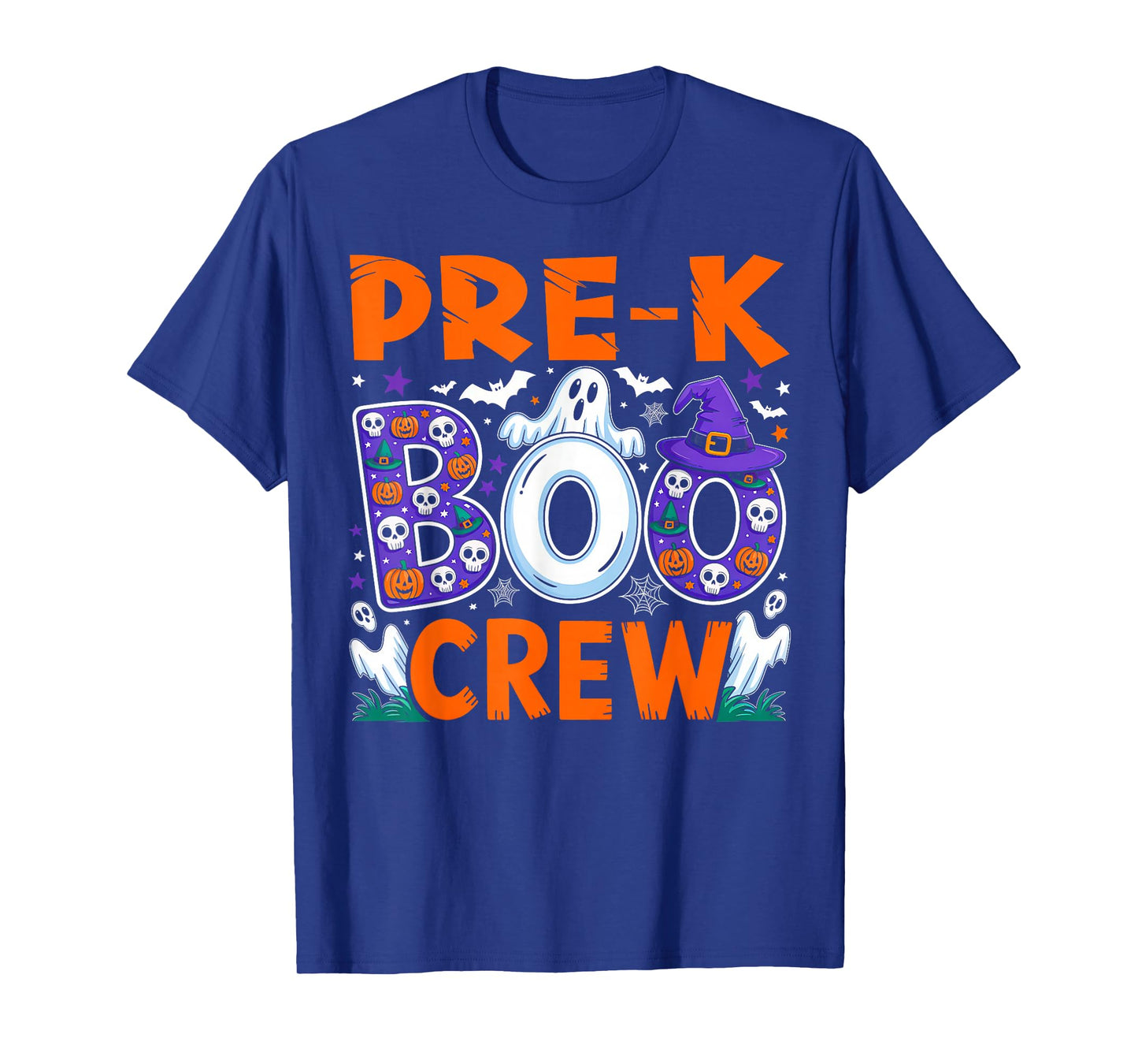 Pre-K Boo Crew Pre-K Teacher Student Kids Funny Halloween T-Shirt